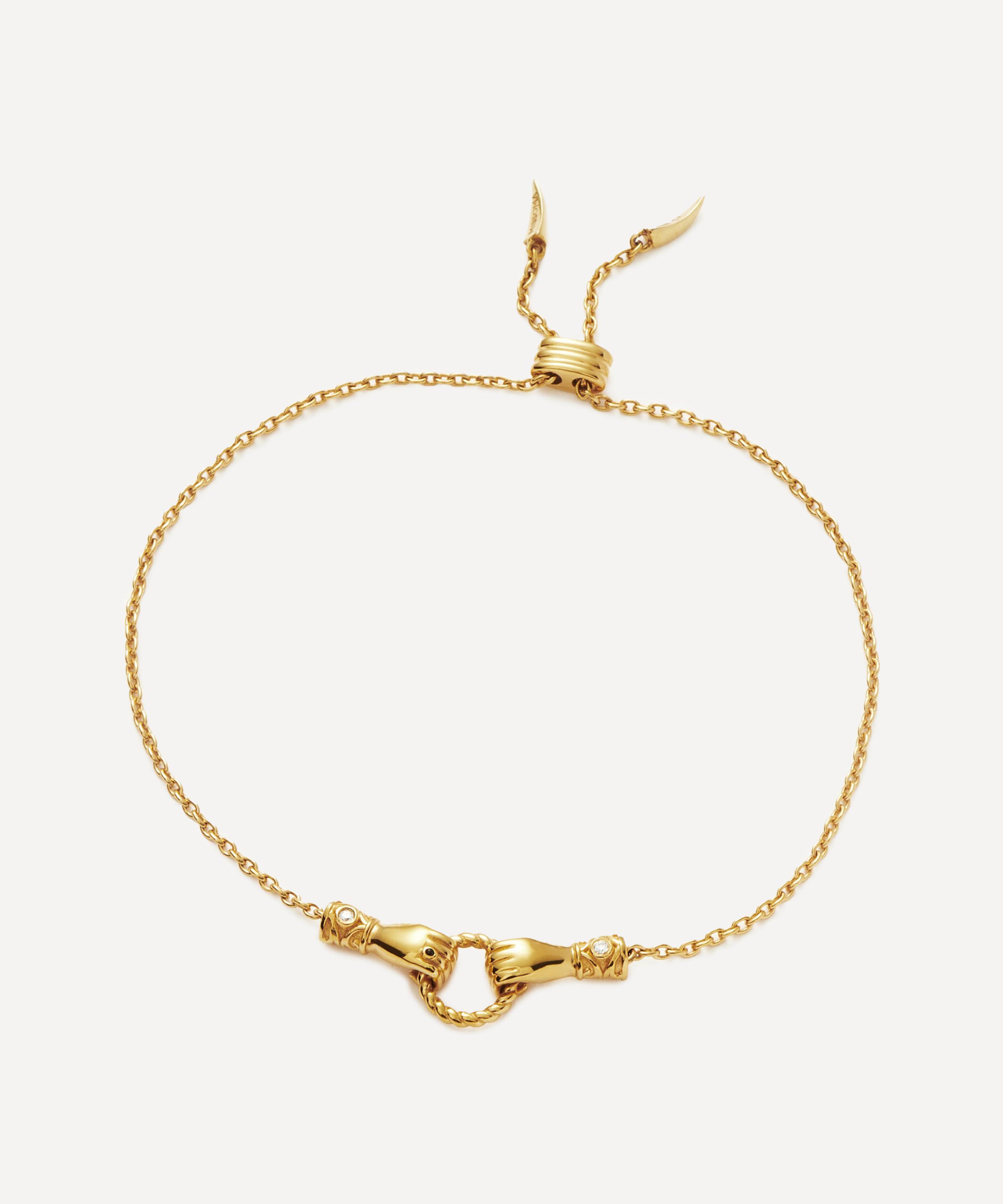 Missoma X Harris Reed 18ct Gold-plated In Good Hands Slider Bracelet