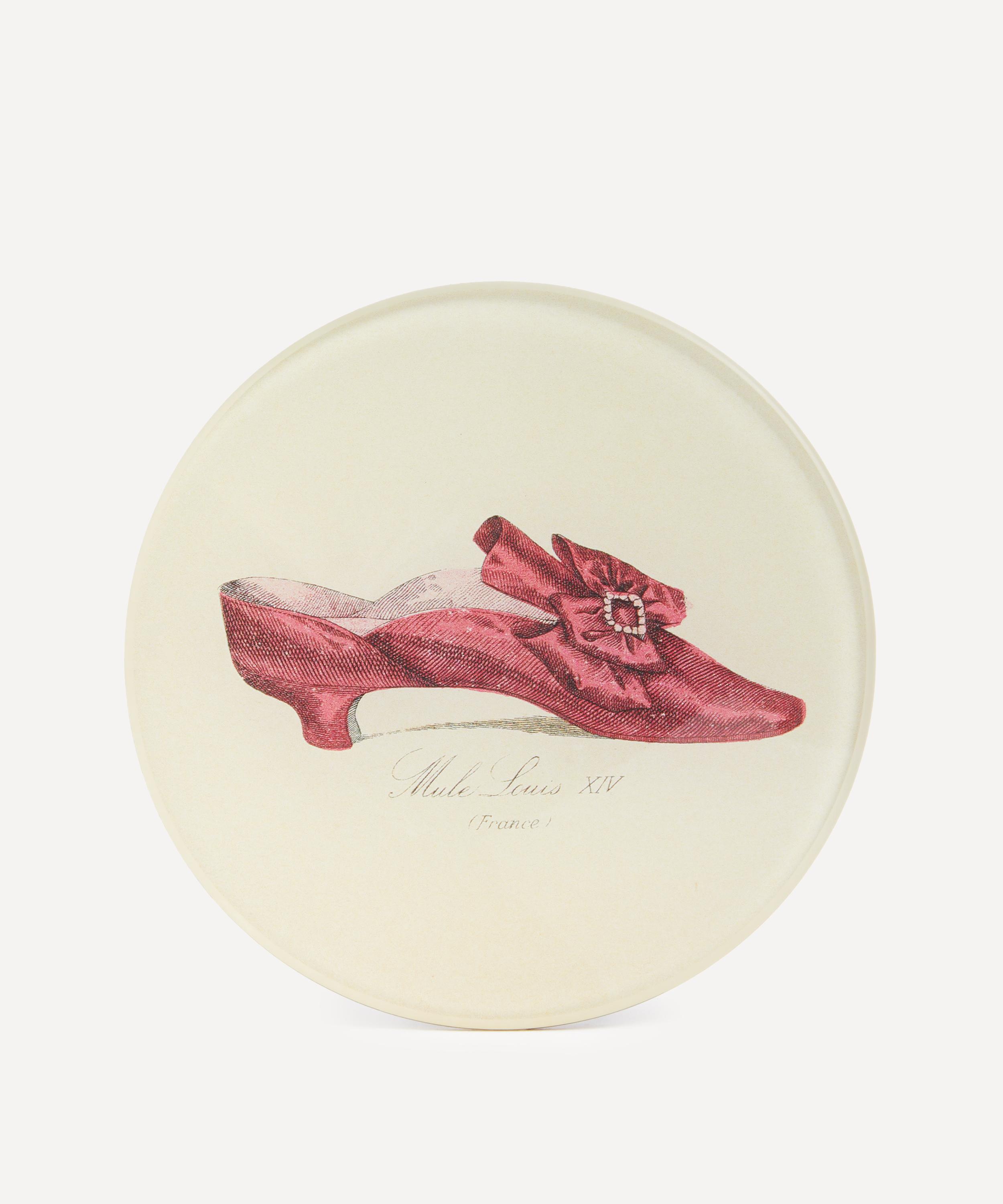John Derian Red Mule Round Plate