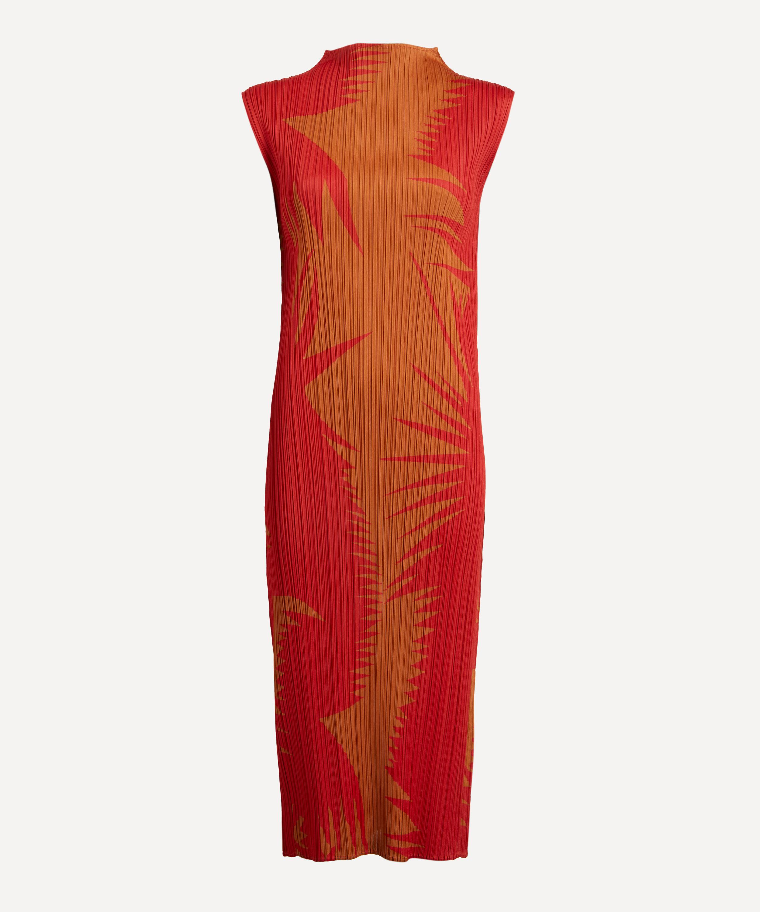 Issey Miyake Pleats Please  Women's Piquant Pleated Midi Dress