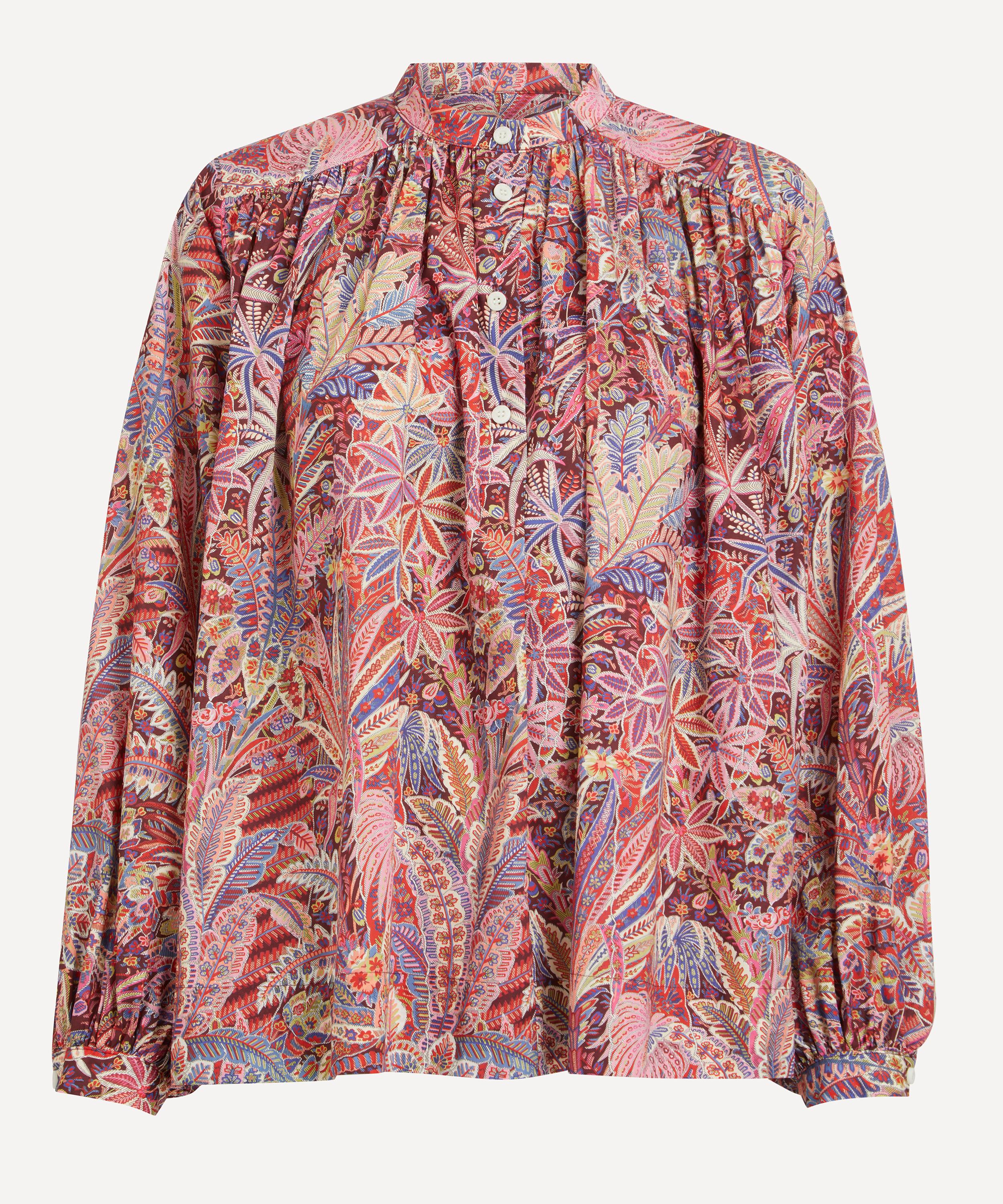 Shop Liberty Women's Adelphi Voyage Tana Lawn Cotton Boho Shirt