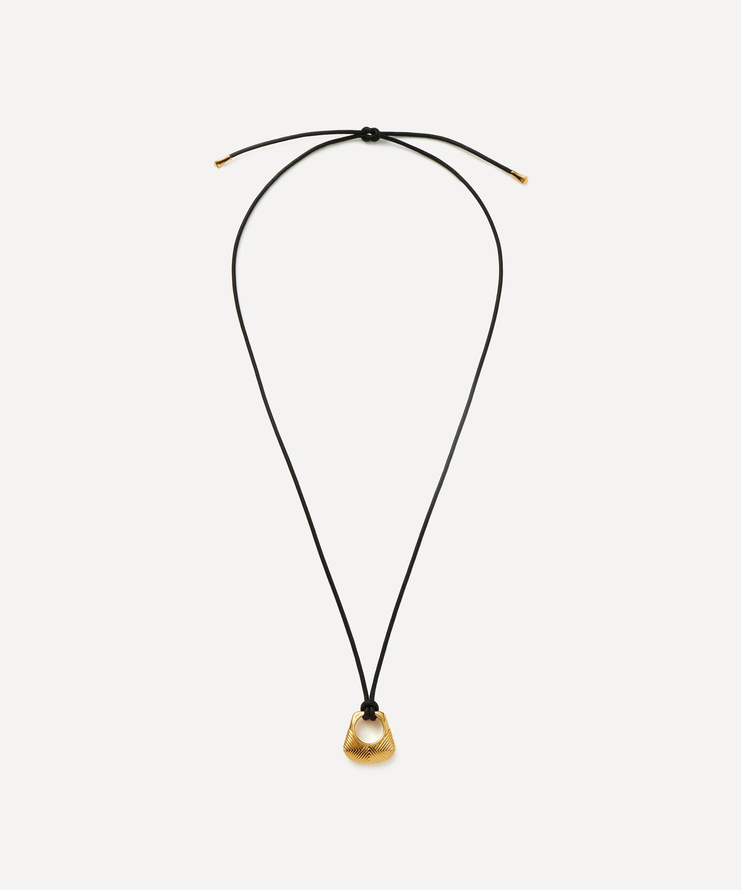 Missoma 18ct Gold-plated Hera Ridge Pendant Cord Necklace