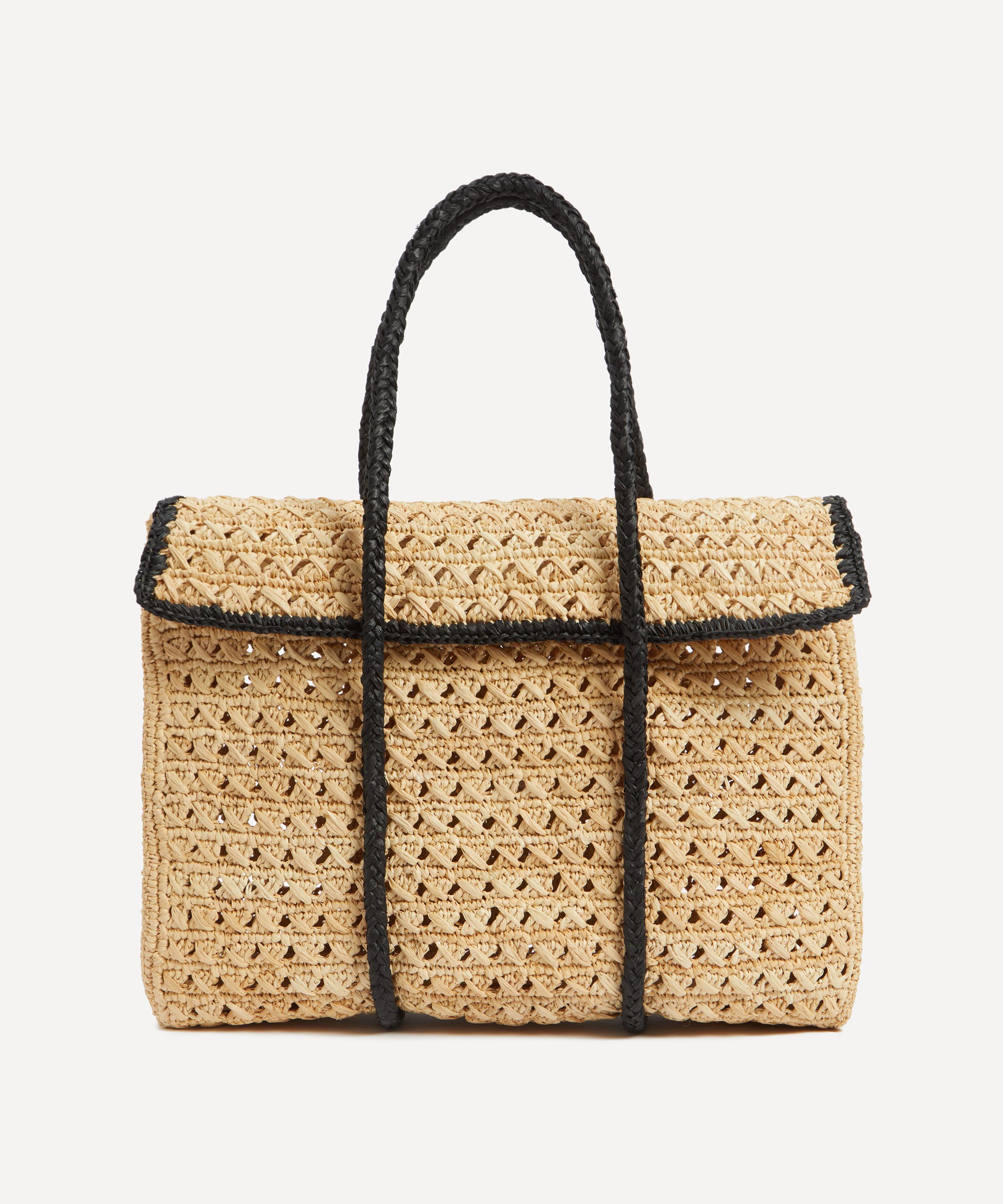 Maison N.h Paris Women's Violette Raffia Tote Bag