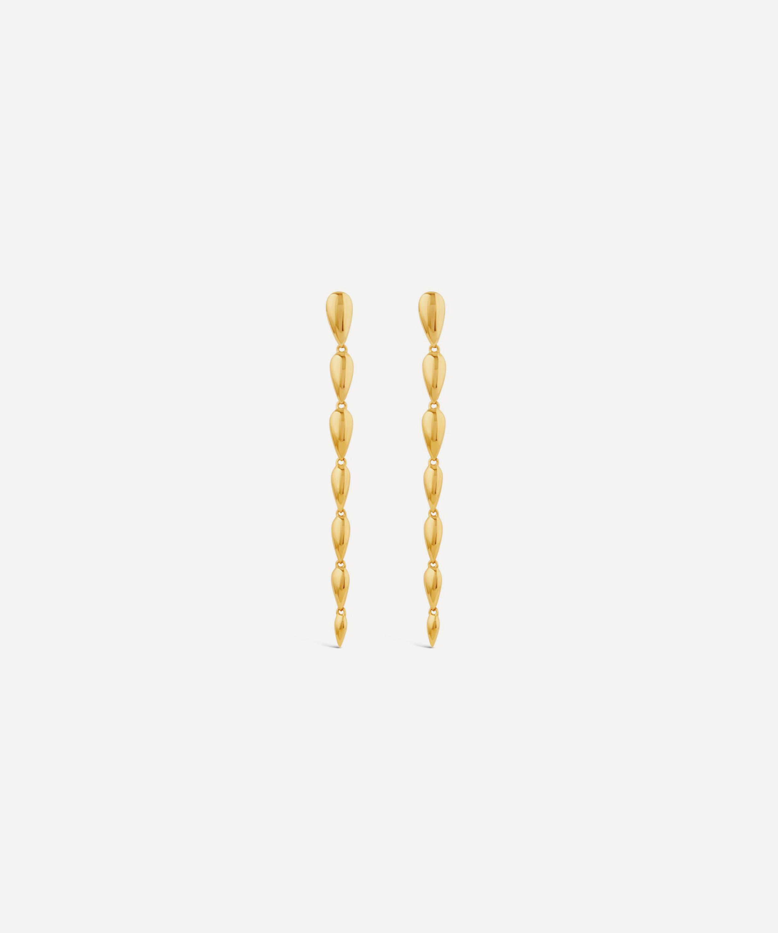 Dinny Hall 22ct Gold-plated Sunbeam Column Drop Earrings
