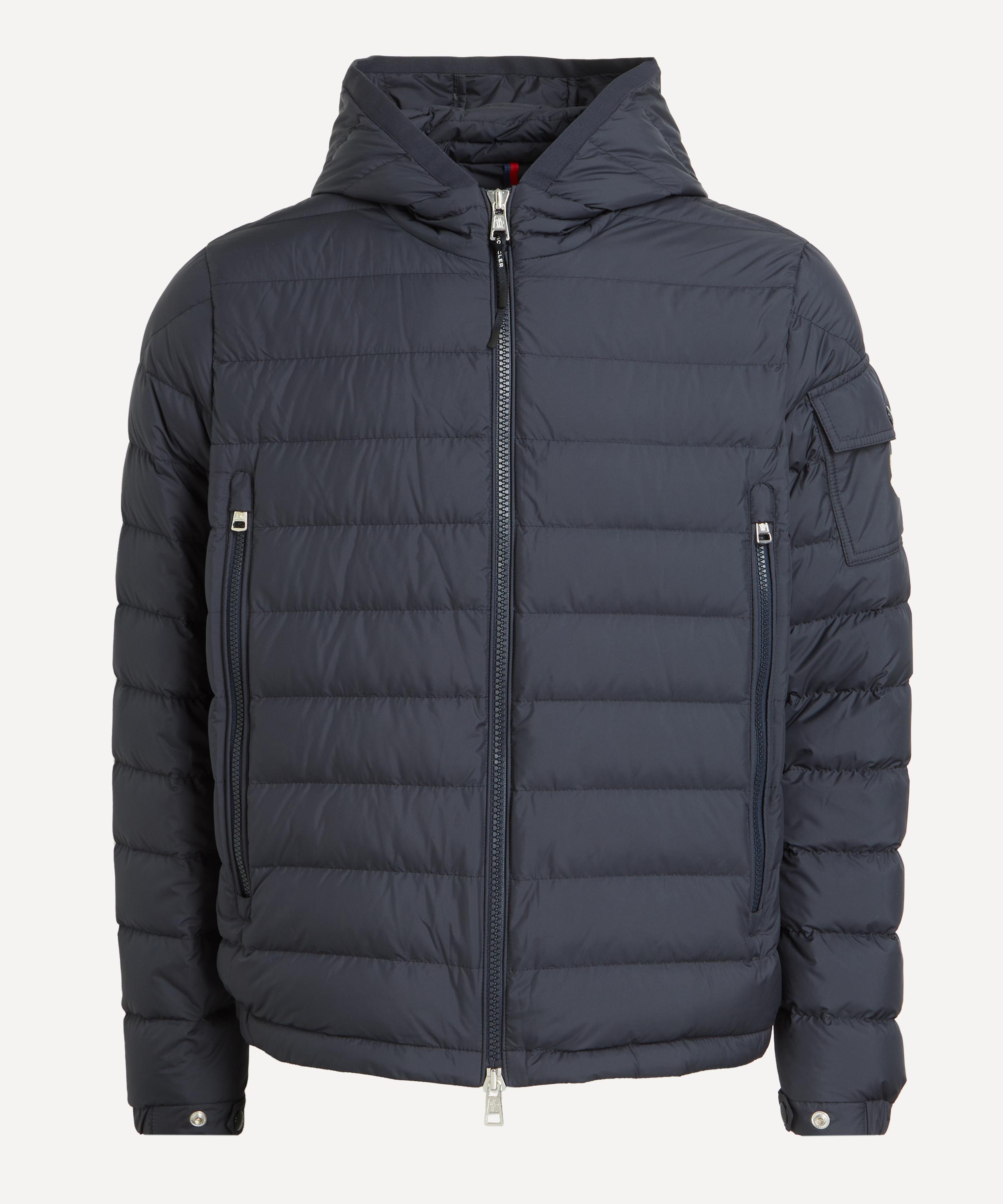 Moncler Mens Galion Short Down Jacket Navy 2