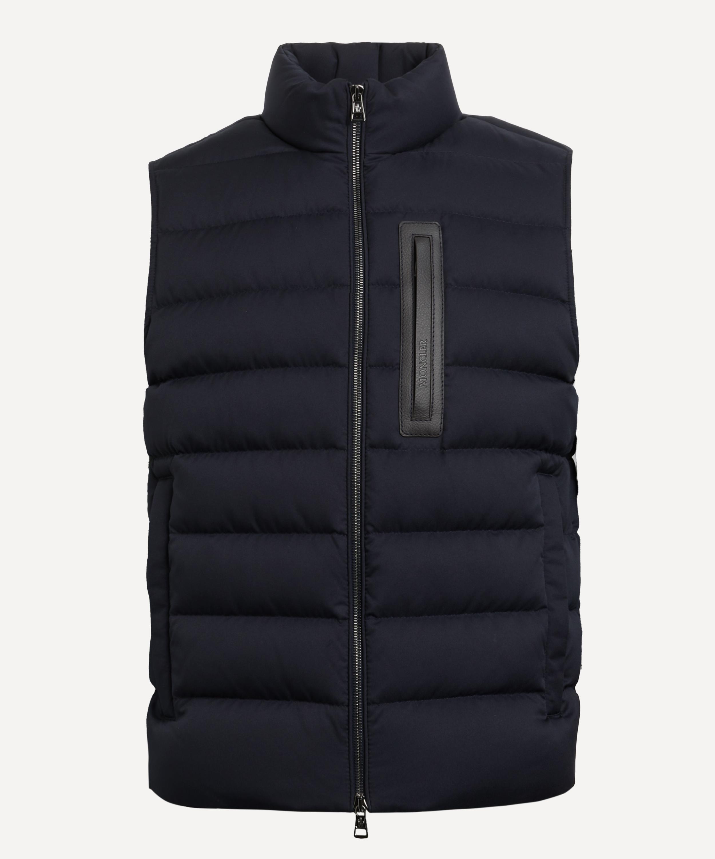 Moncler Mens Giaf Down Gilet Navy 2