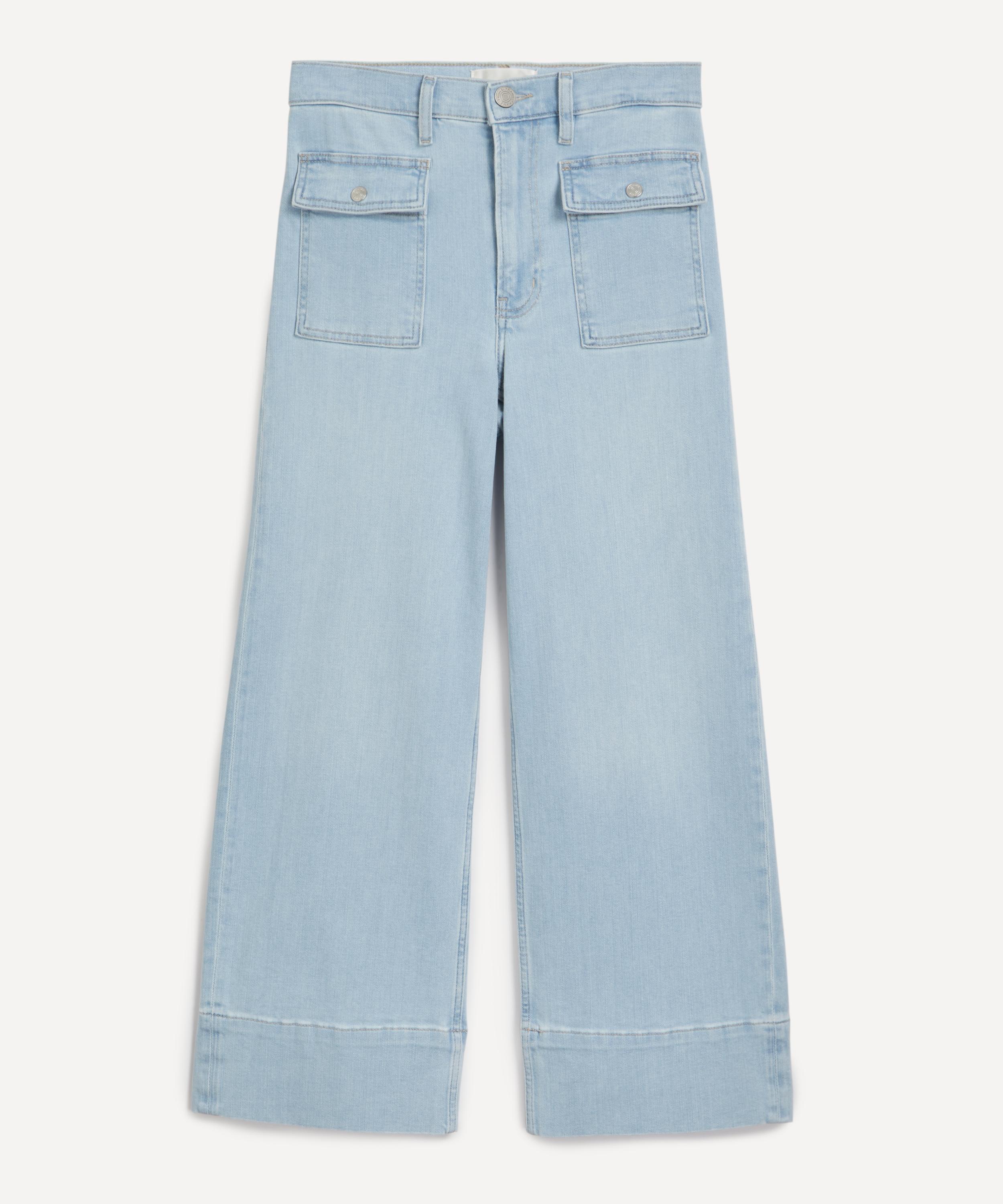 FRAME FRAME WOMEN'S THE 70'S PATCH POCKET CROP JEANS 