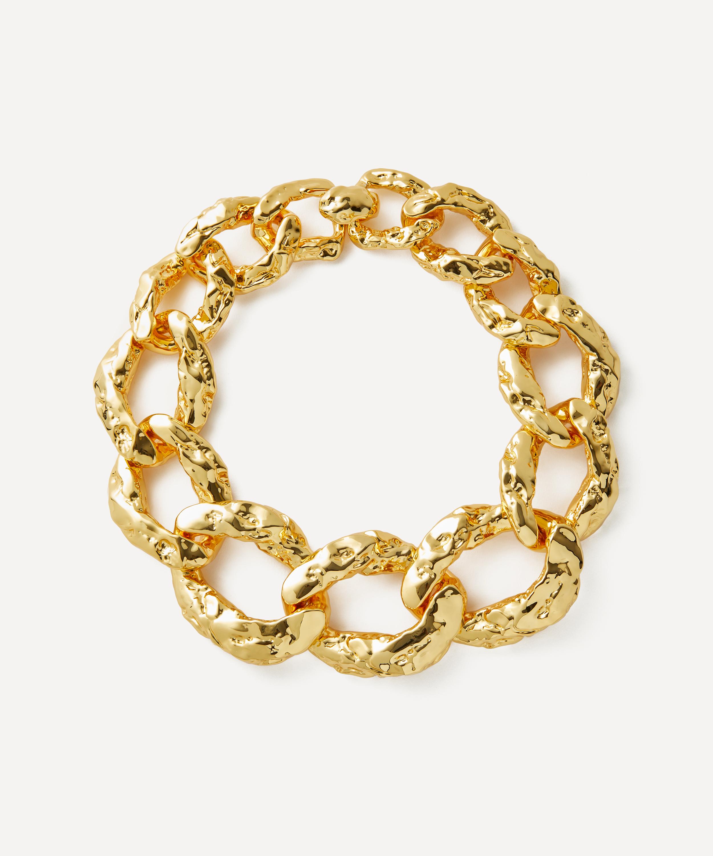 ALEXIS BITTAR ALEXIS BITTAR 14CT GOLD-PLATED BRUT CURB LINK NECKLACE 