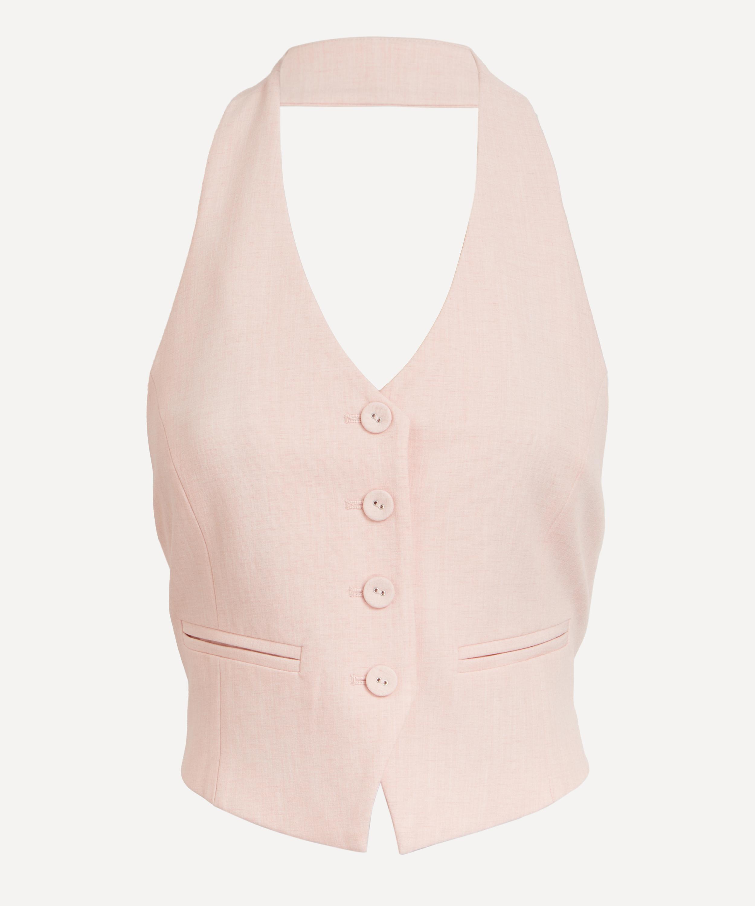 Aligne Women's Harlia Waistcoat Pink 8