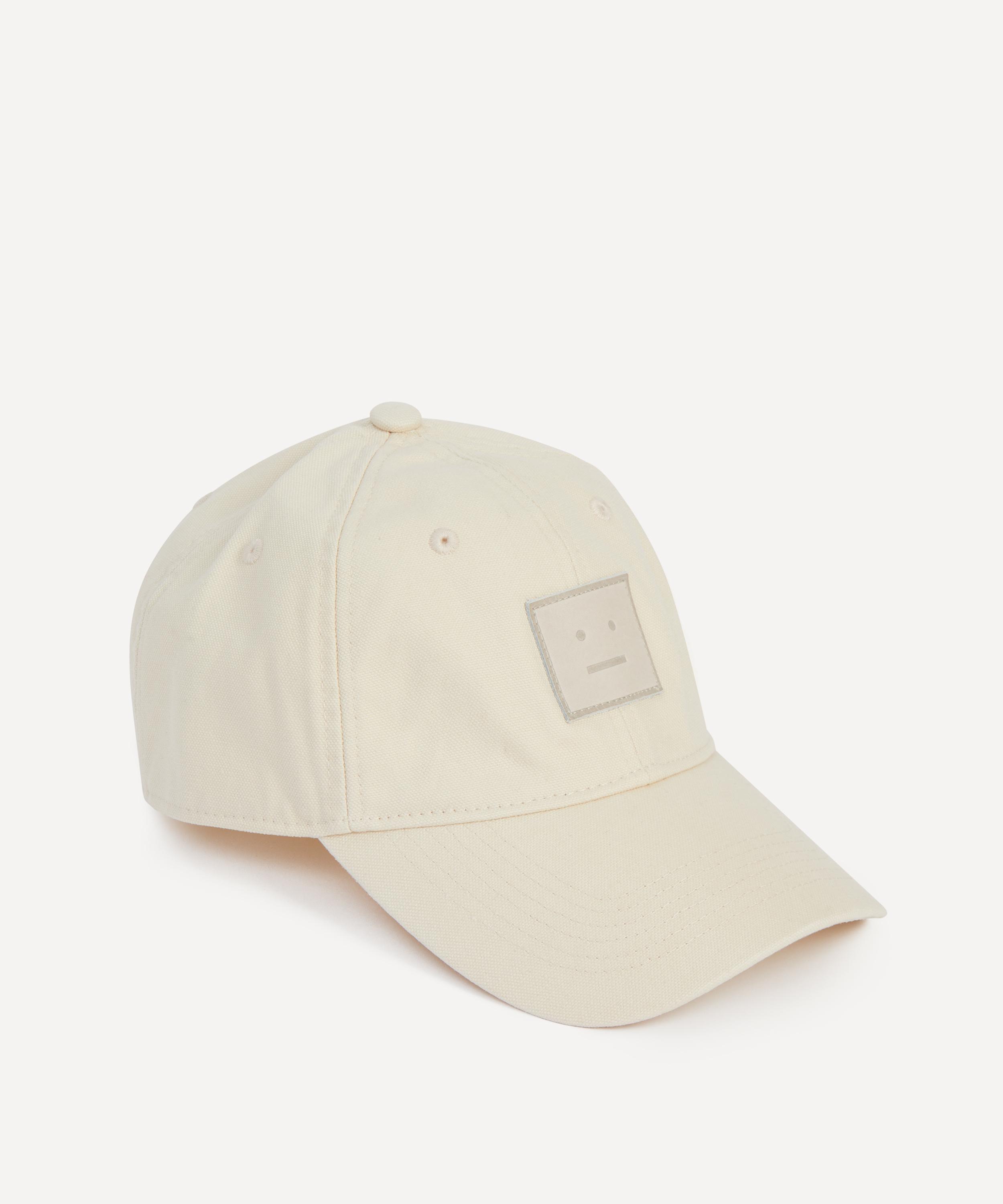 Acne Studios Women's Face Logo Patch Cap Oatmeal Melange 34