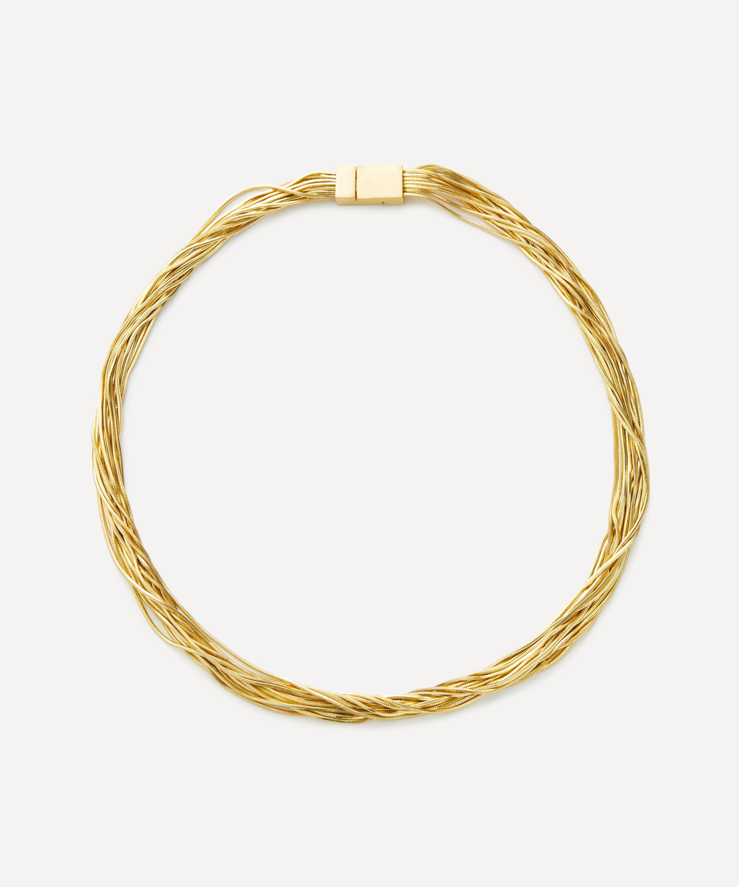 Shashi 14ct Gold-plated Kate Necklace