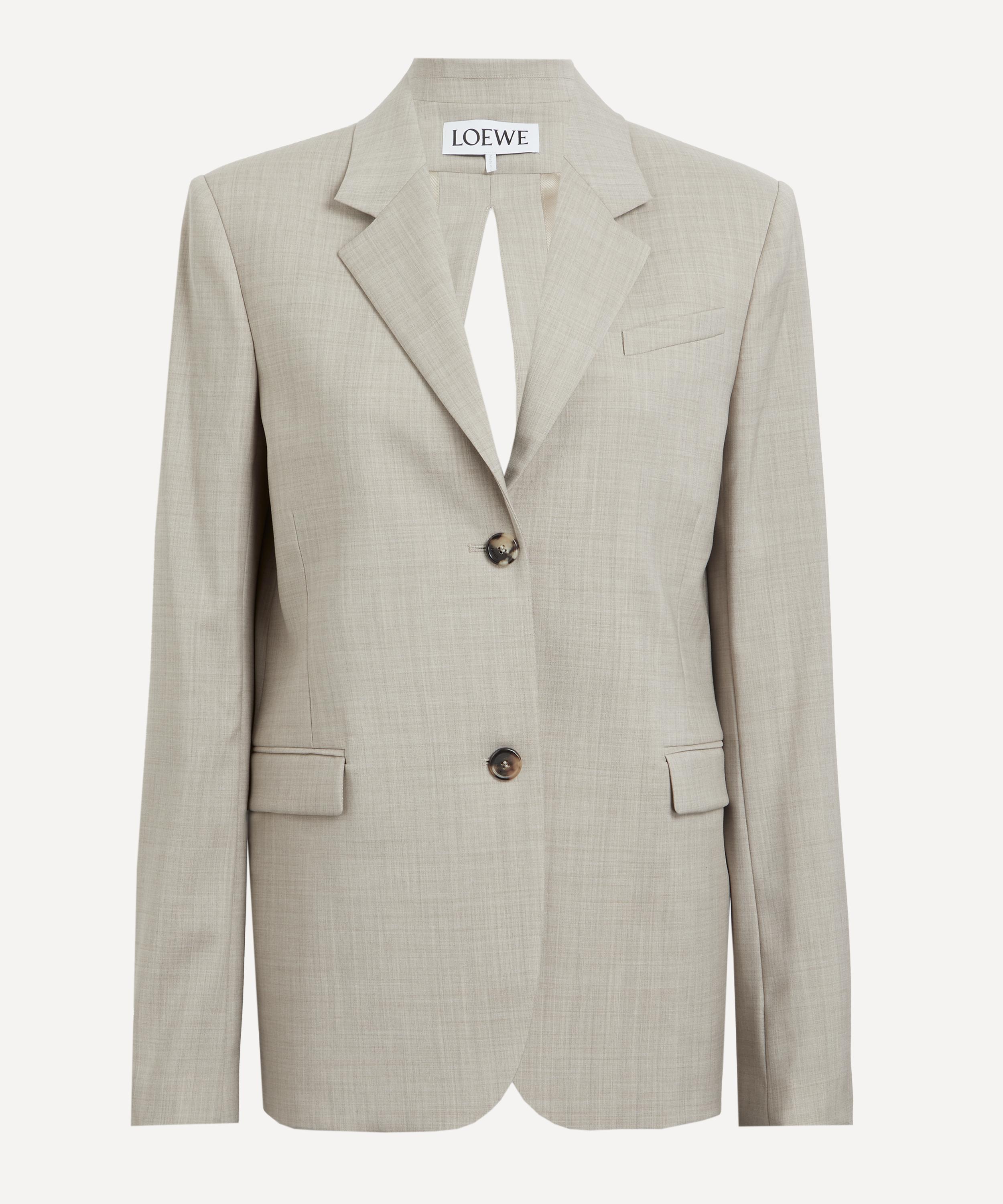 LOEWE LOEWE WOMEN'S TAILORED WOOL JACKET 