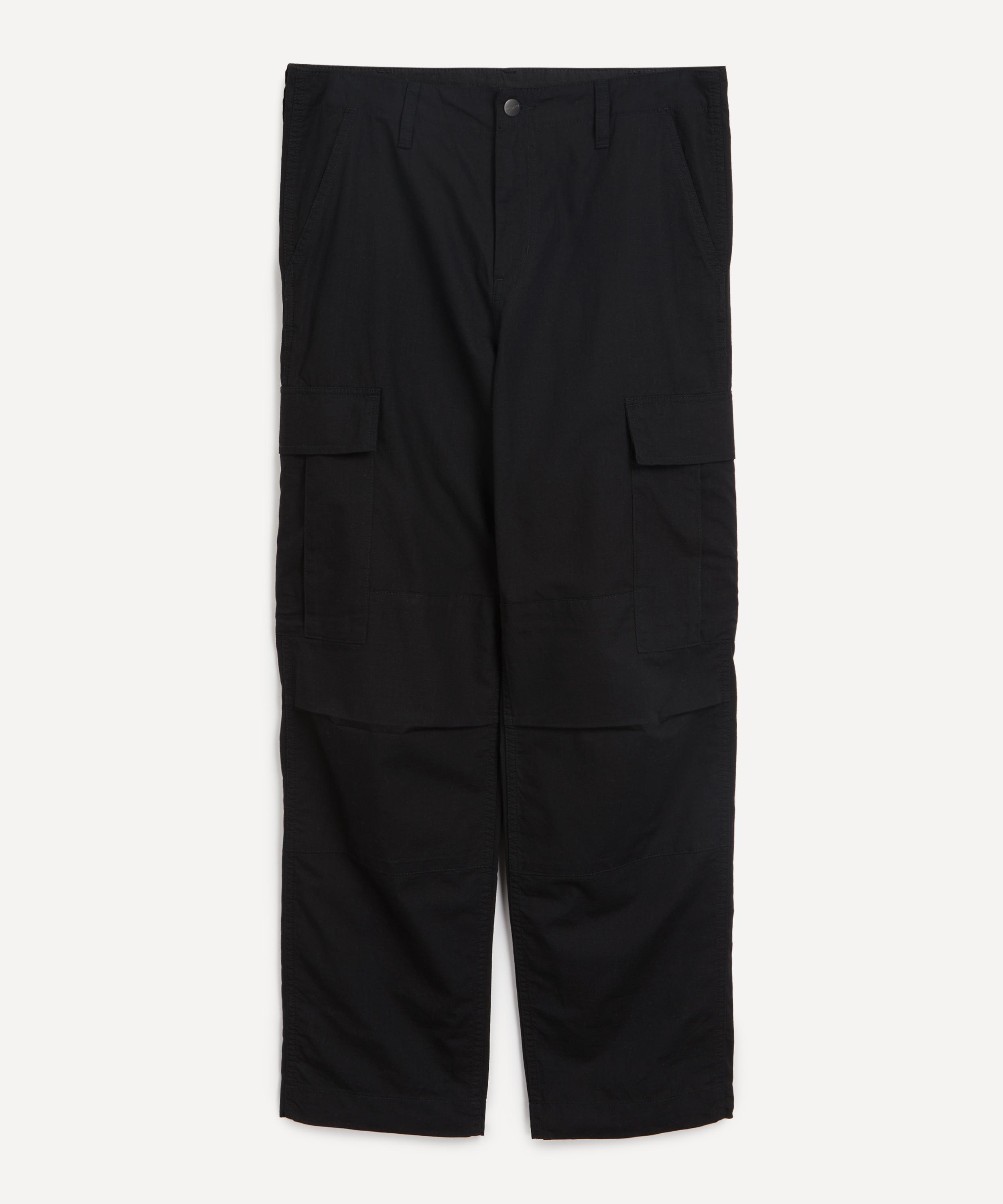 Carhartt WIP Mens Regular Cargo Columbia Ripstop Trousers Black 34