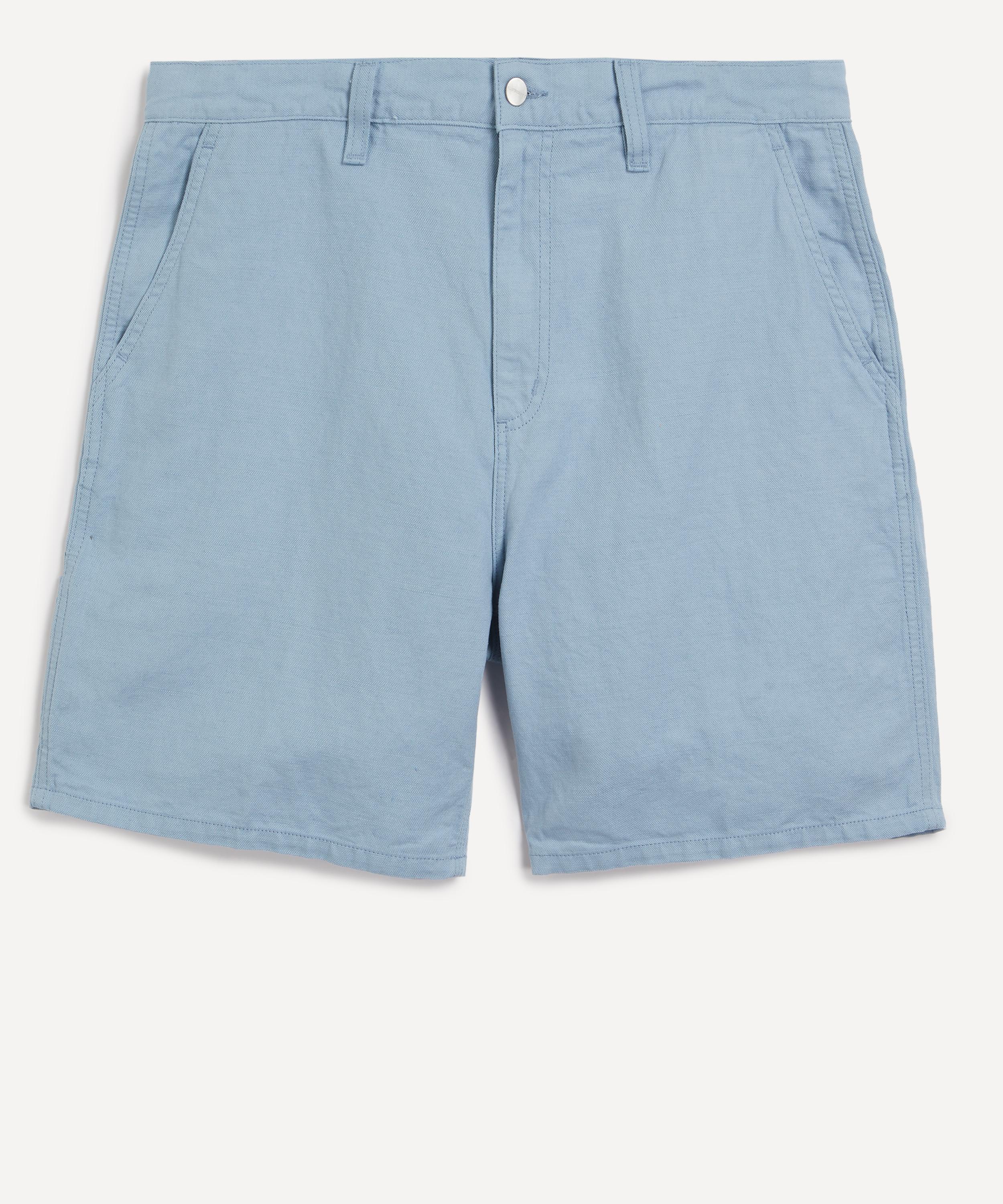 Carhartt WIP Mens Walter Single Knee Shorts Misty Sky