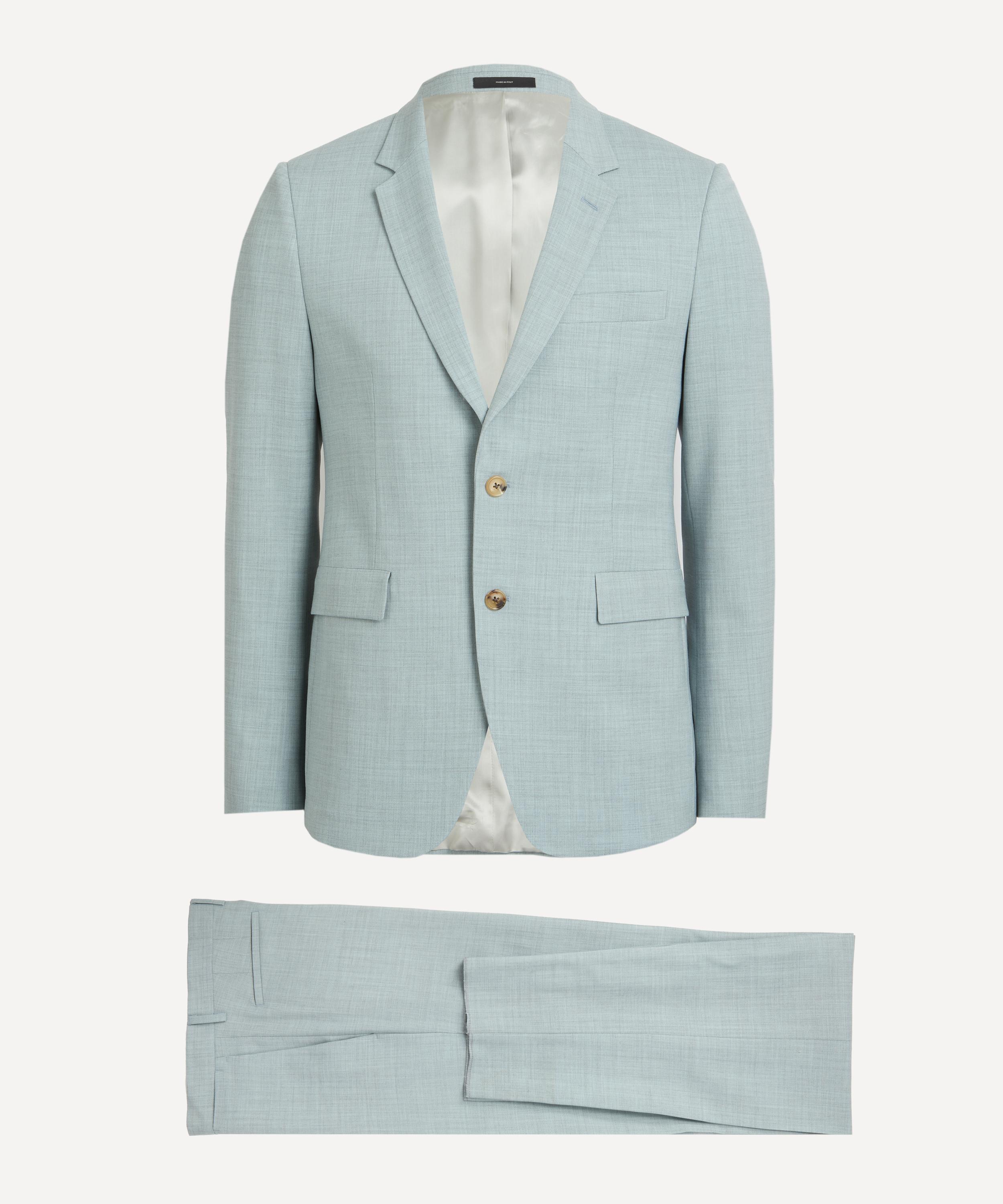 PAUL SMITH PAUL SMITH MENS KENSINGTON OVERDYED STRETCH-WOOL SUIT 