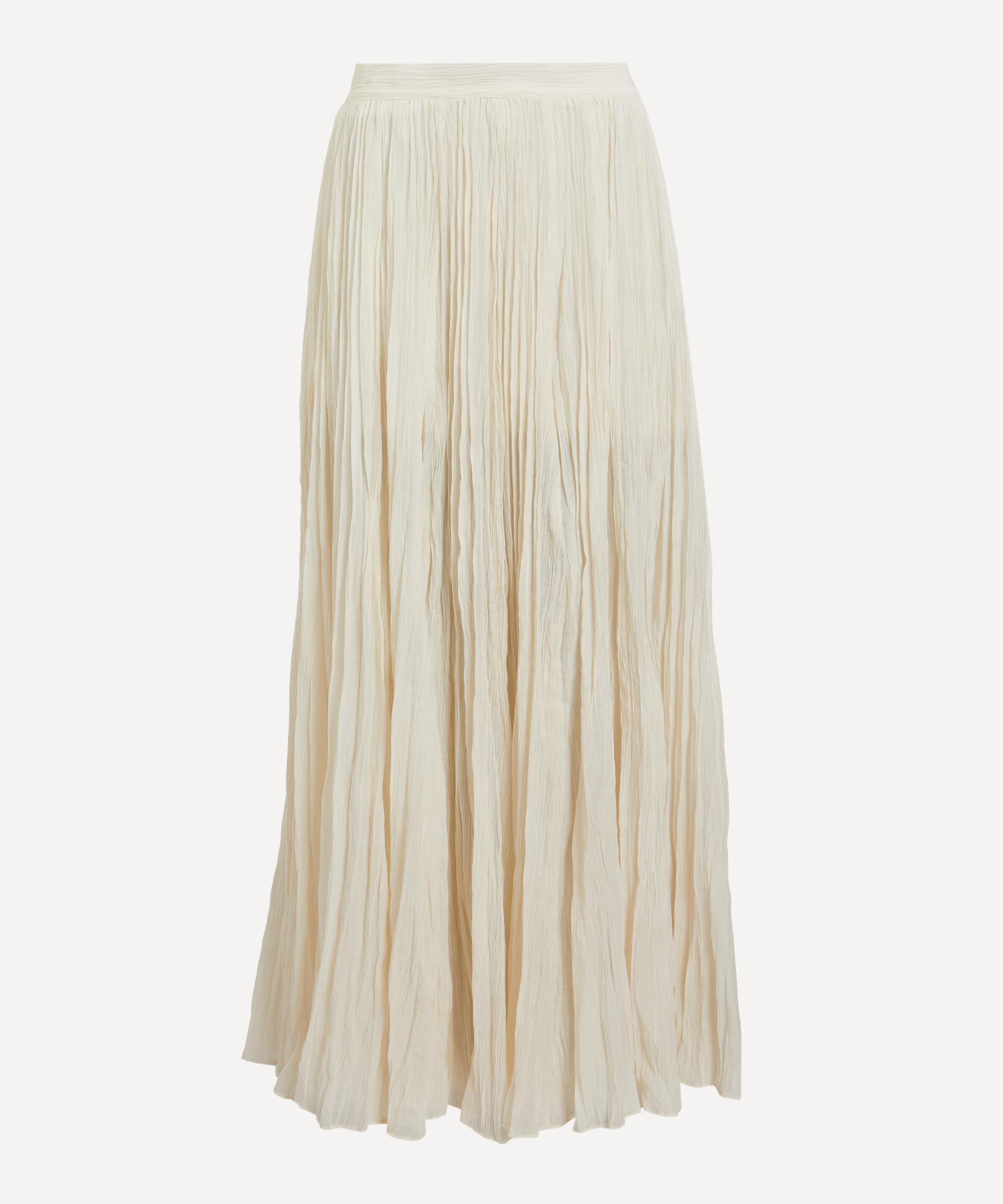 Totême Toteme Women's Crinkled Plisse Skirt