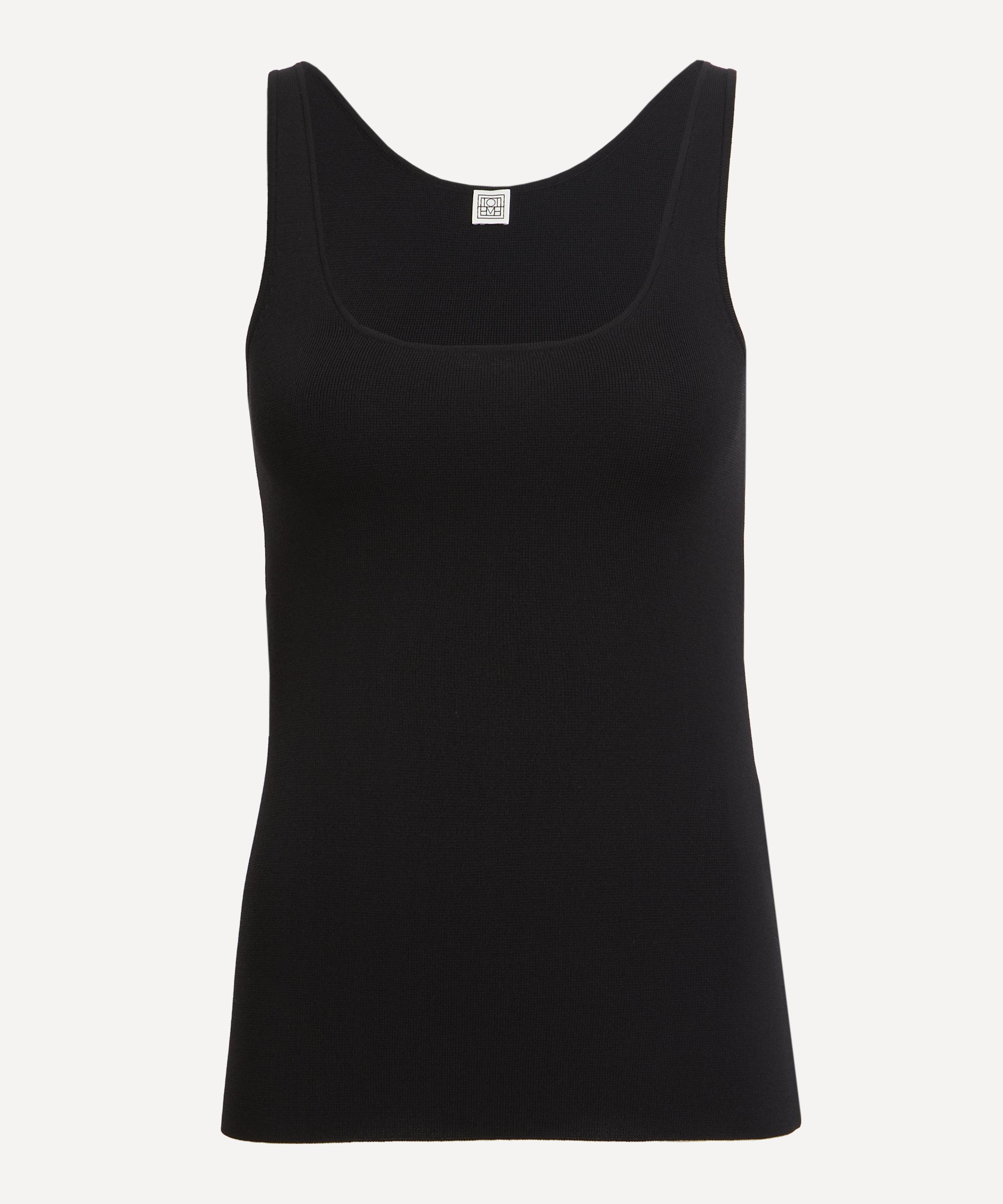 Toteme Women's Compact Knit Tank Top Black XS