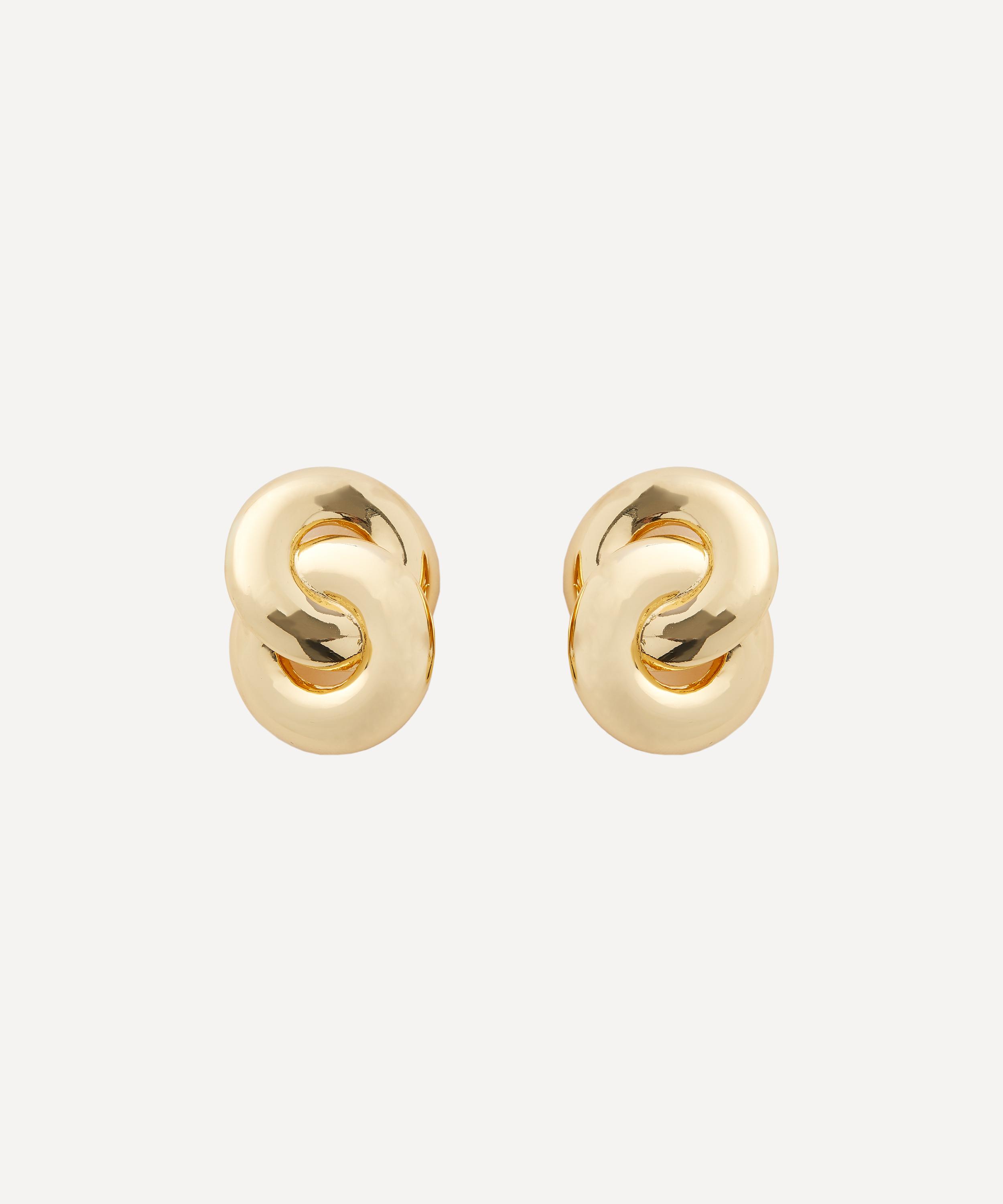Martha Calvo 14ct Gold-plated Amina Drop Earrings