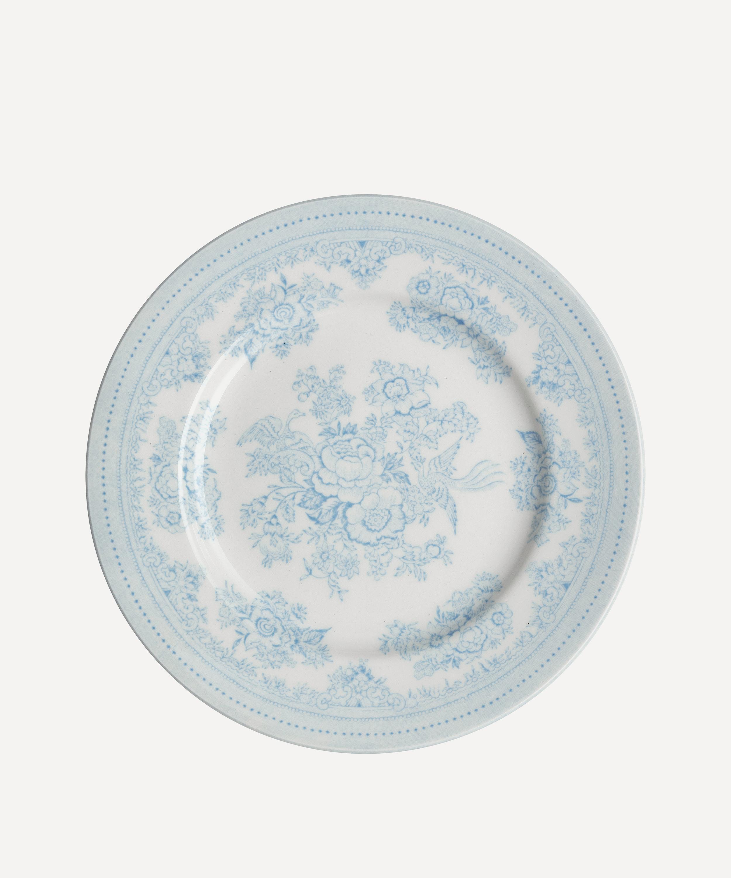 Burleigh Blue Asiatic Pheasants 17cm Plate Set Of 4