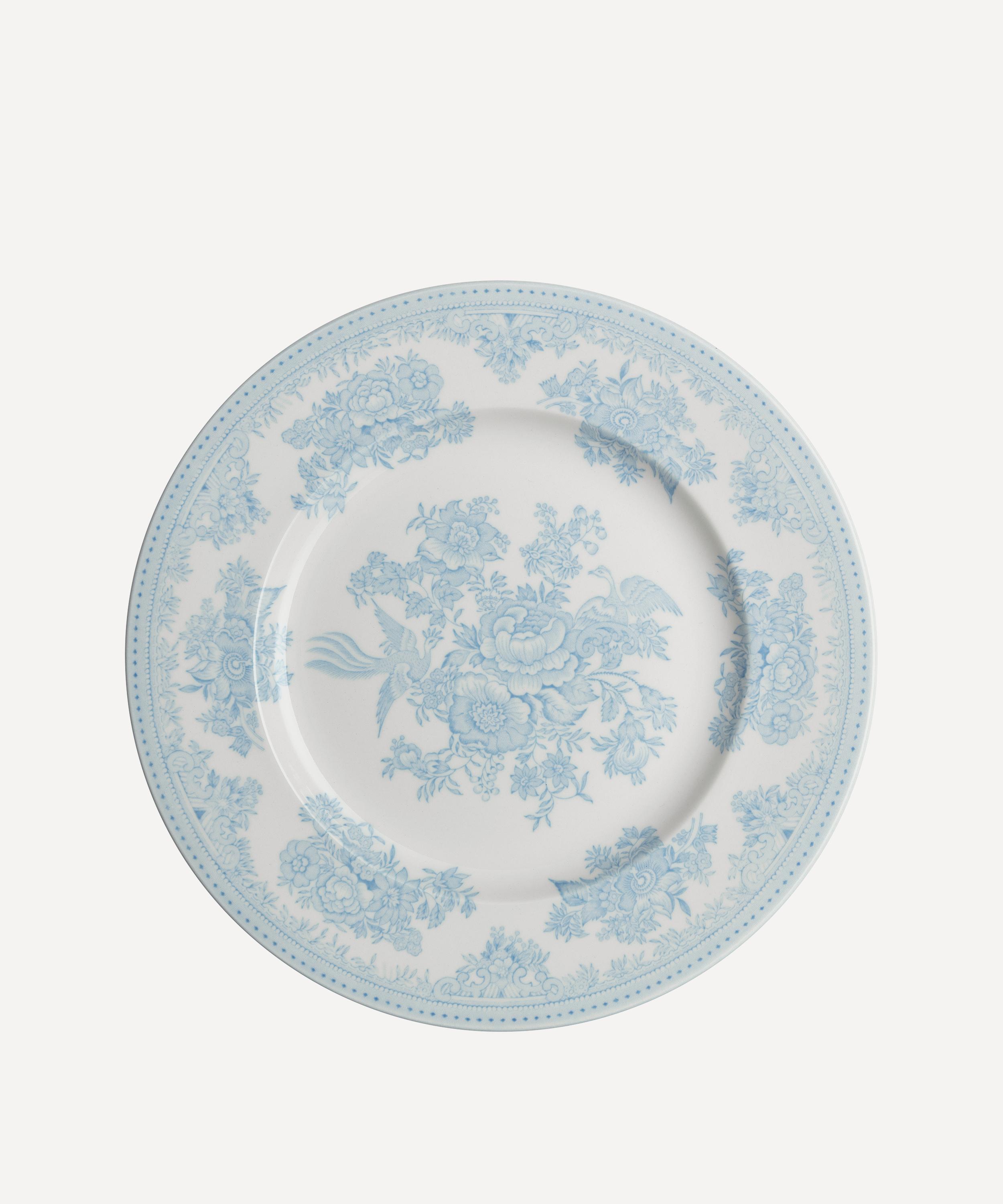 Burleigh Blue Asiatic Pheasants 25cm Plate Set Of 4