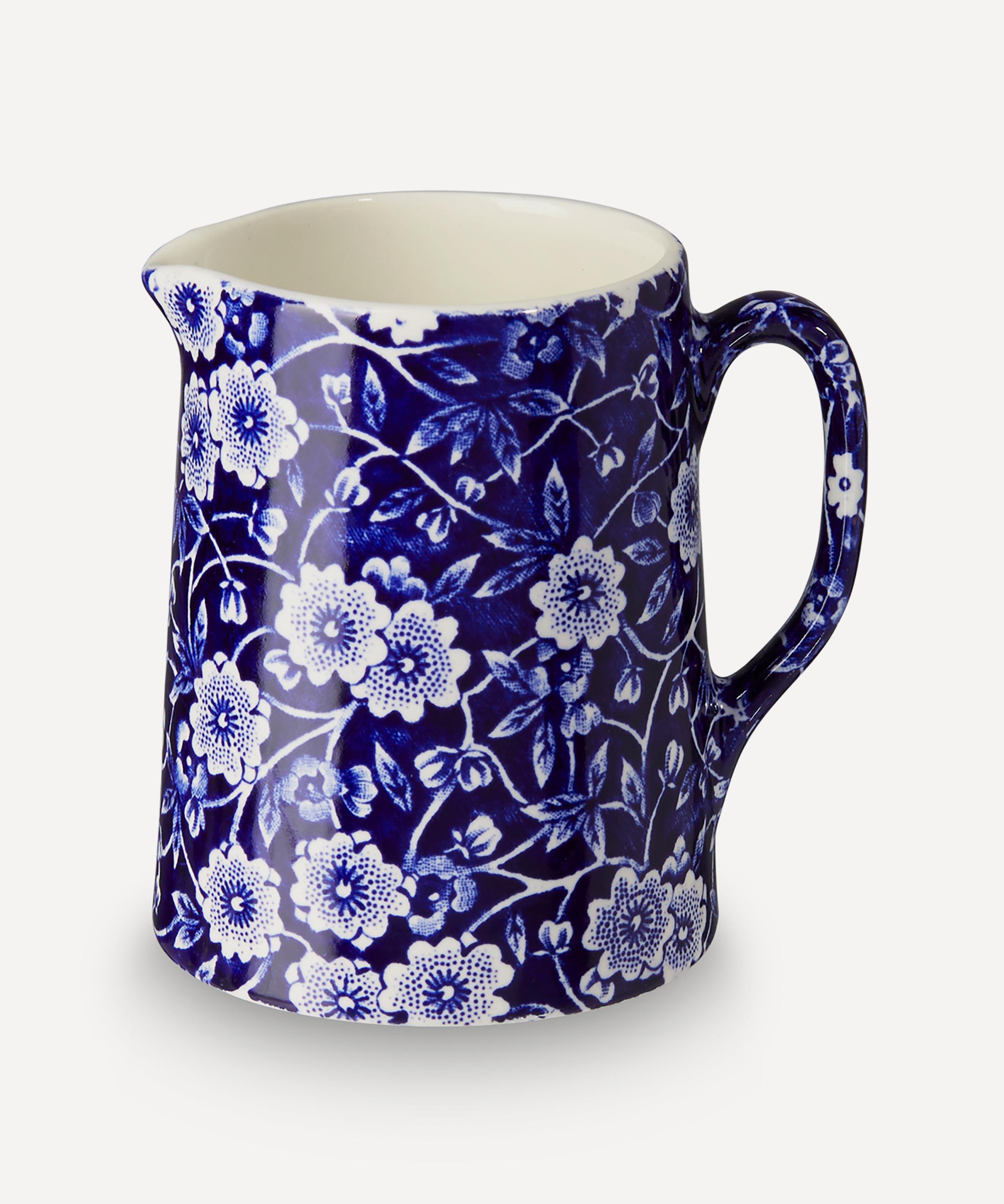 Burleigh Blue Calico Mini Tankard Jug