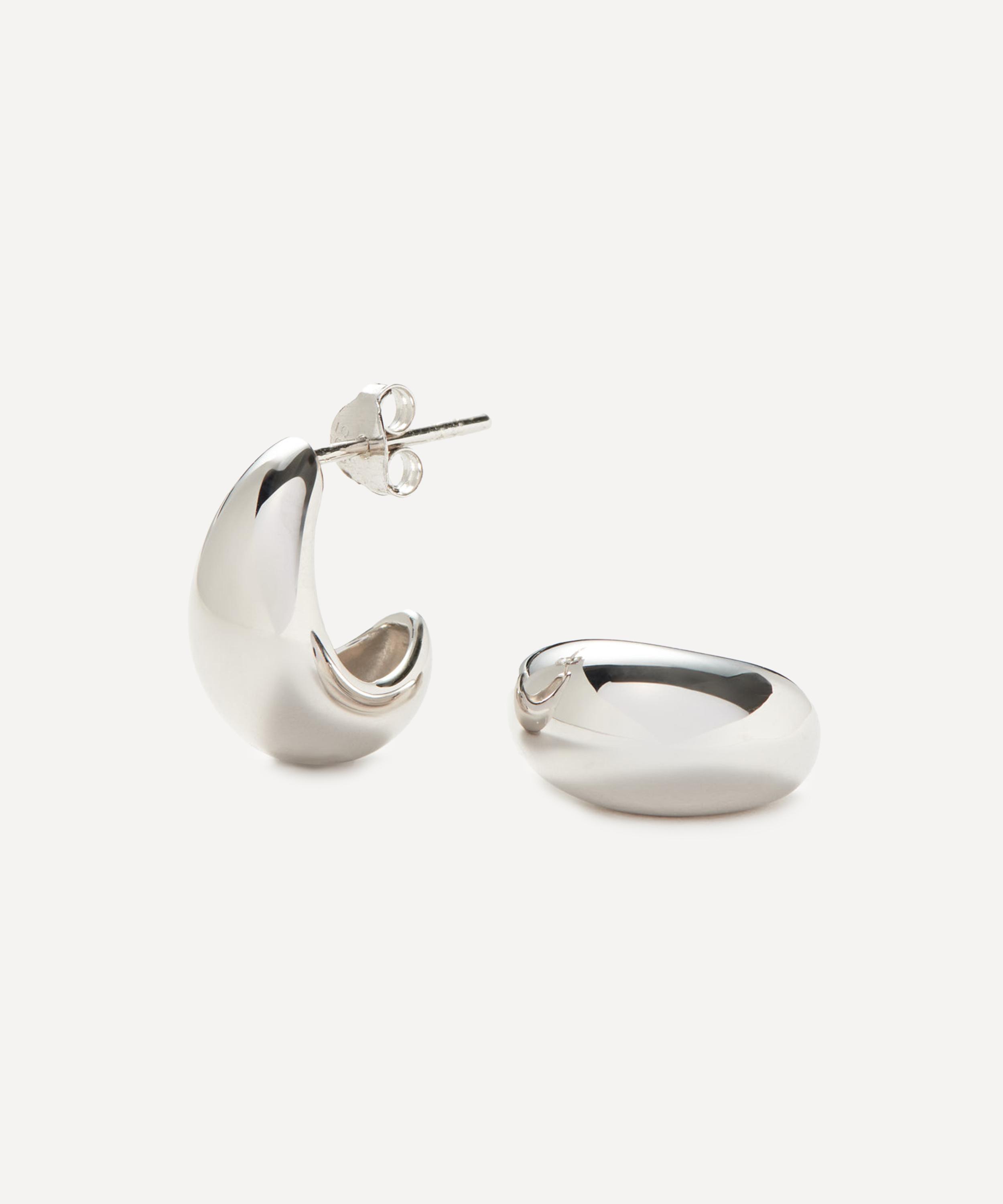 Missoma X Savi Sterling Silver Dome Mini Hoop Earrings