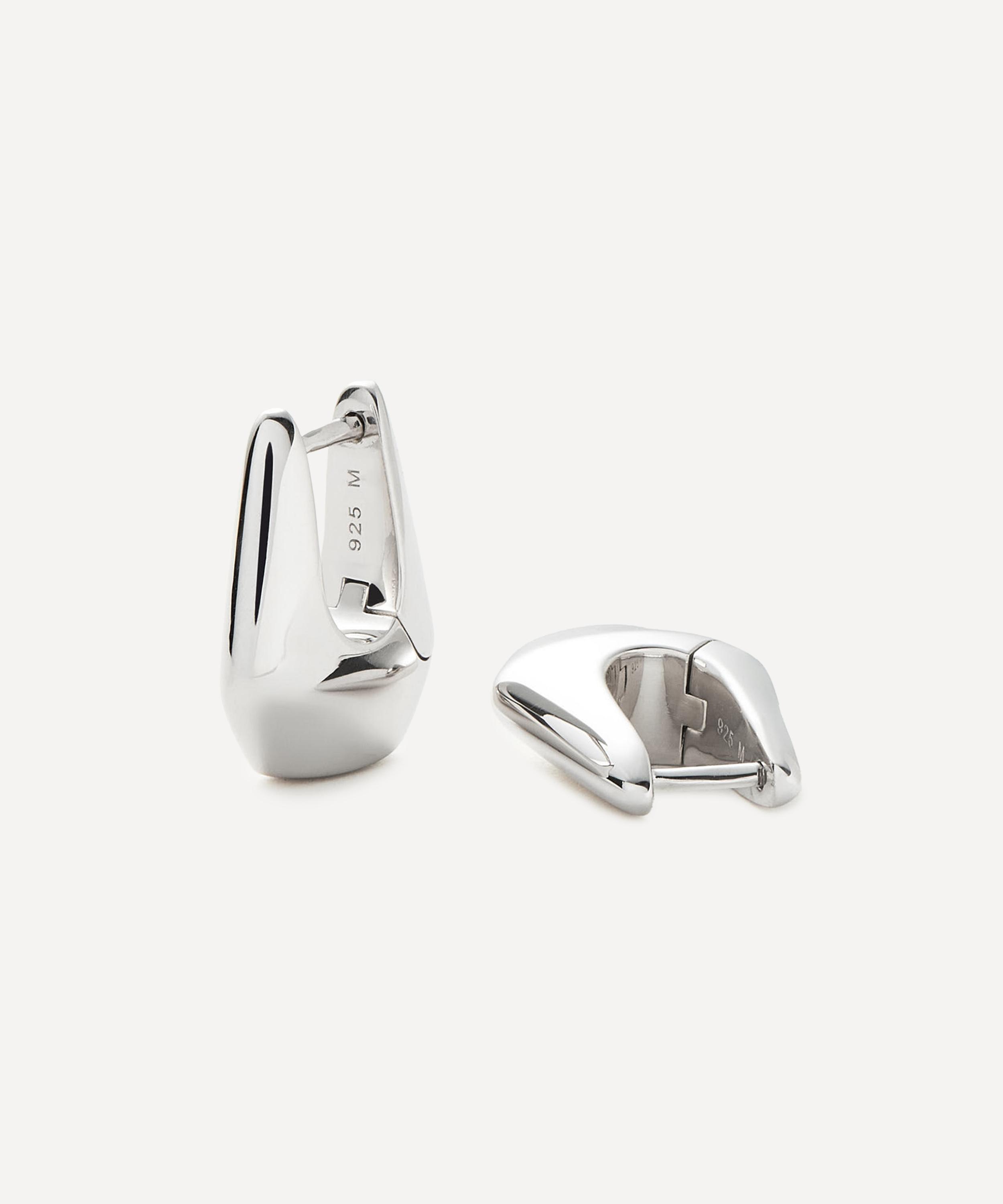 Missoma X Lucy Williams Sterling Silver Arco Small Hoop Earrings