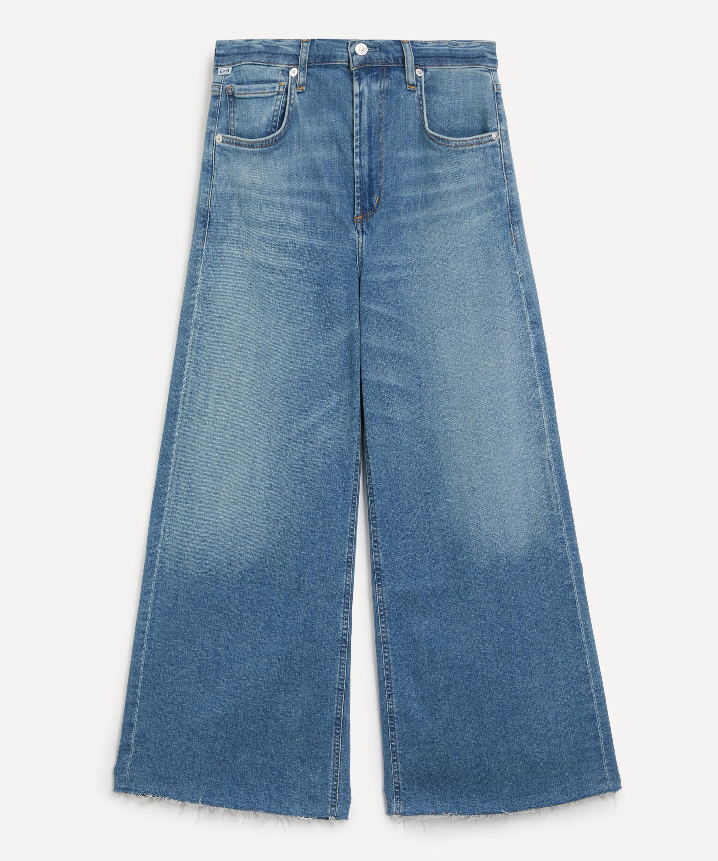 CITIZENS OF HUMANITY CITIZENS OF HUMANITY WOMEN'S LYRA WIDE LEG CROP JEANS ABLISS 