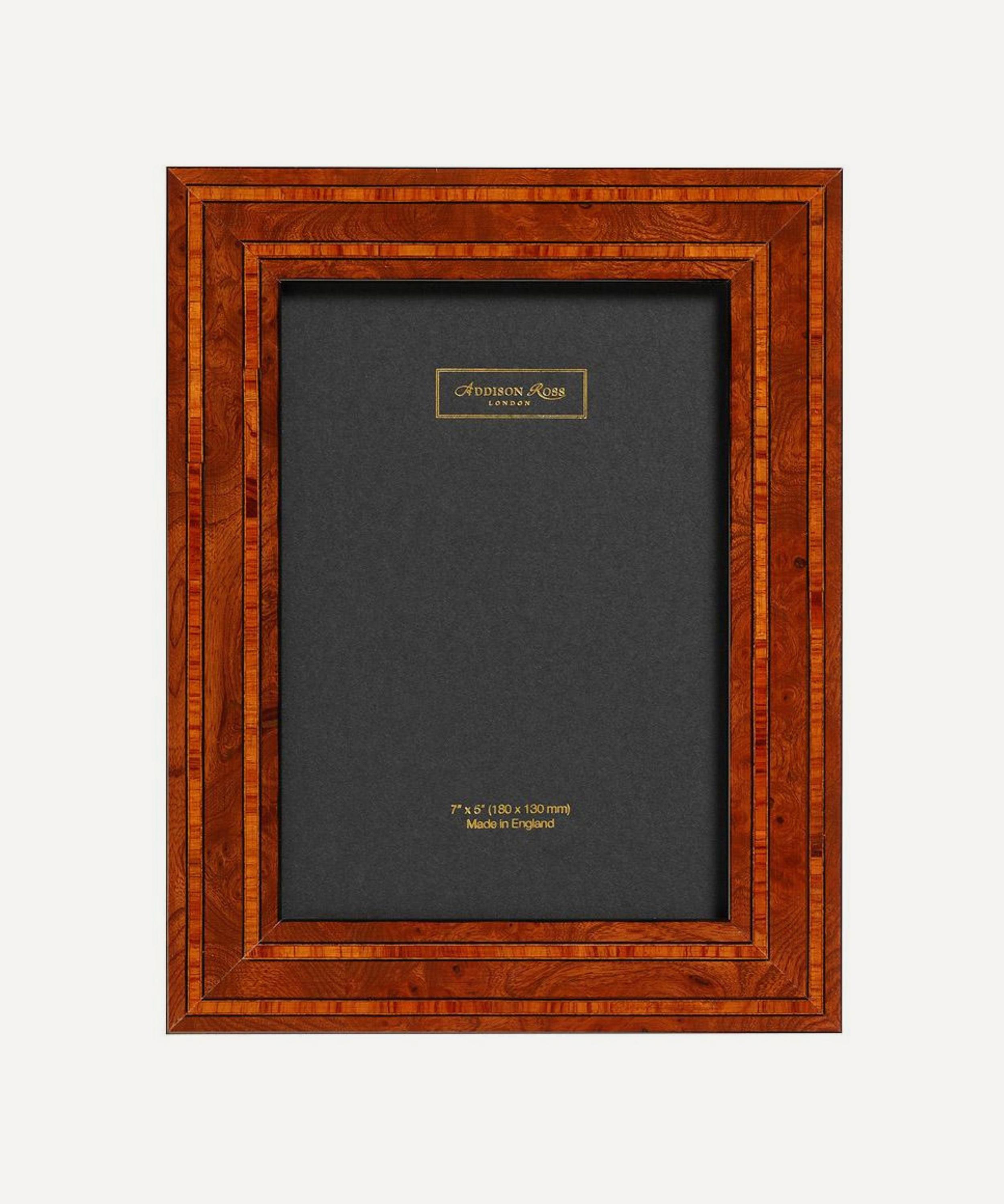 Addison Ross Double Contrast Marquetry 5x7 Photo Frame