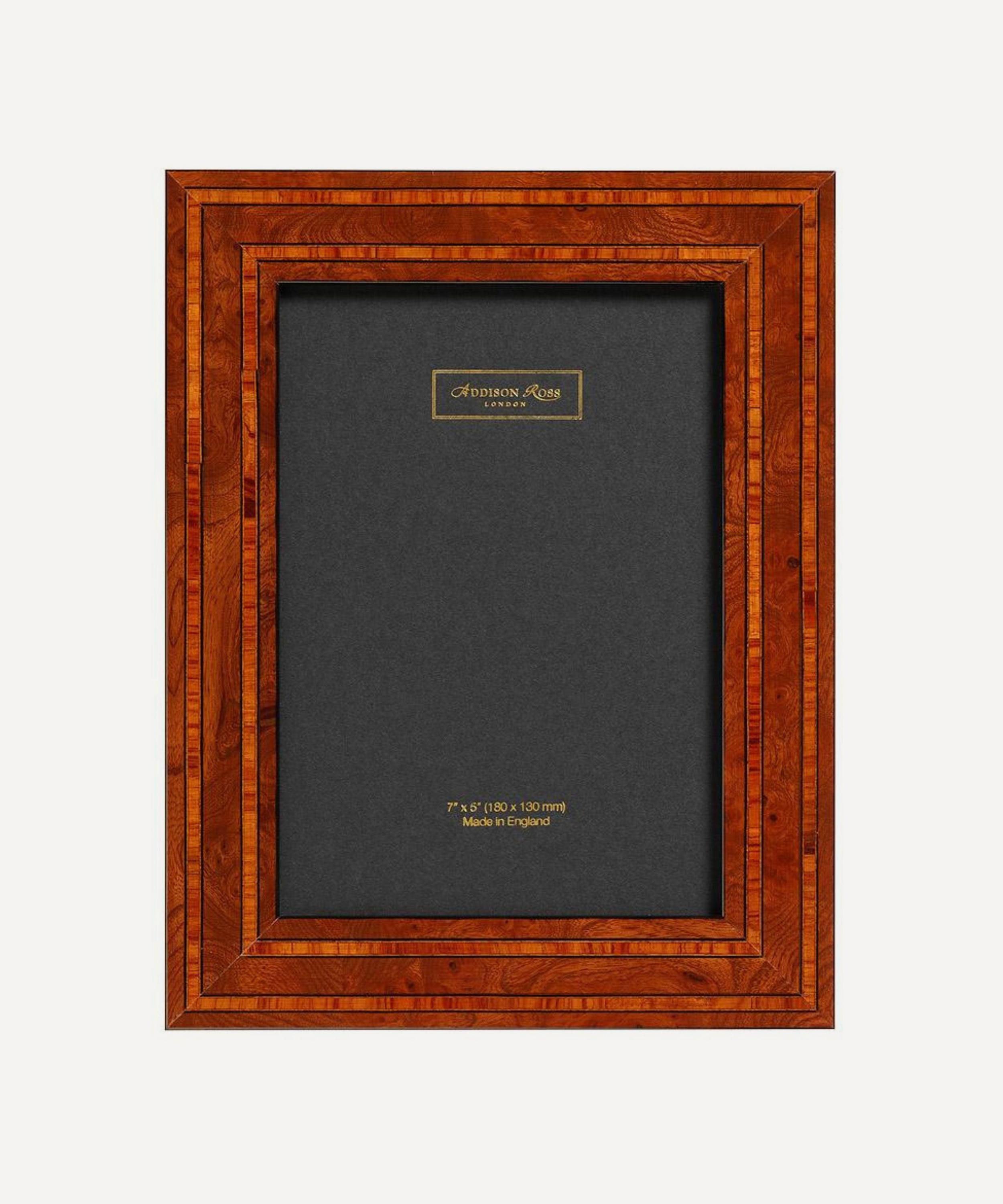 Addison Ross Double Contrast Marquetry 4x6 Photo Frame
