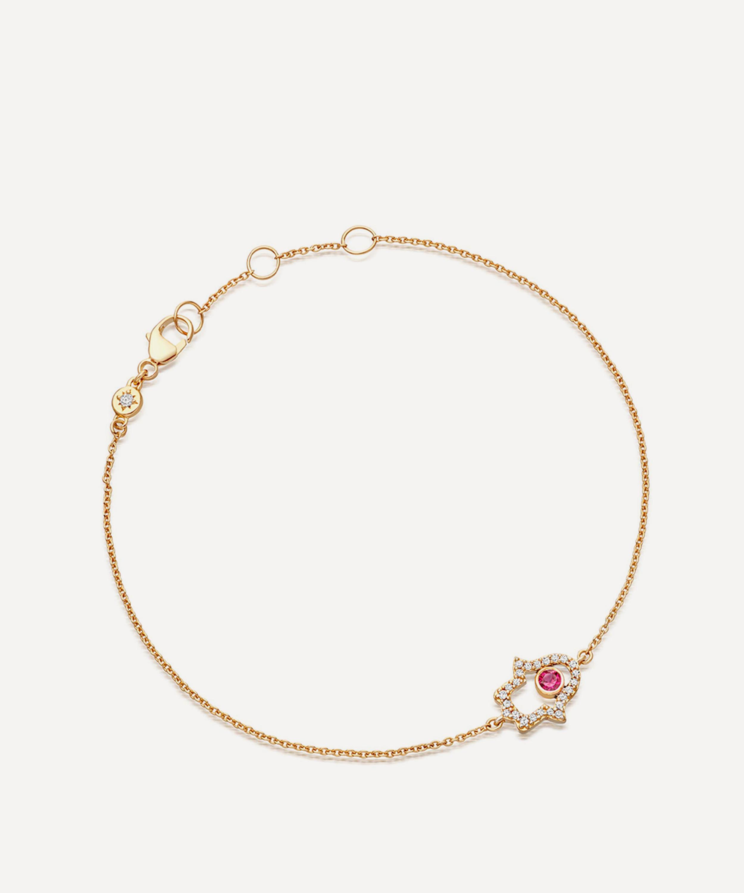 Astley Clarke 14ct Gold Icon Aura Hamsa Bracelet