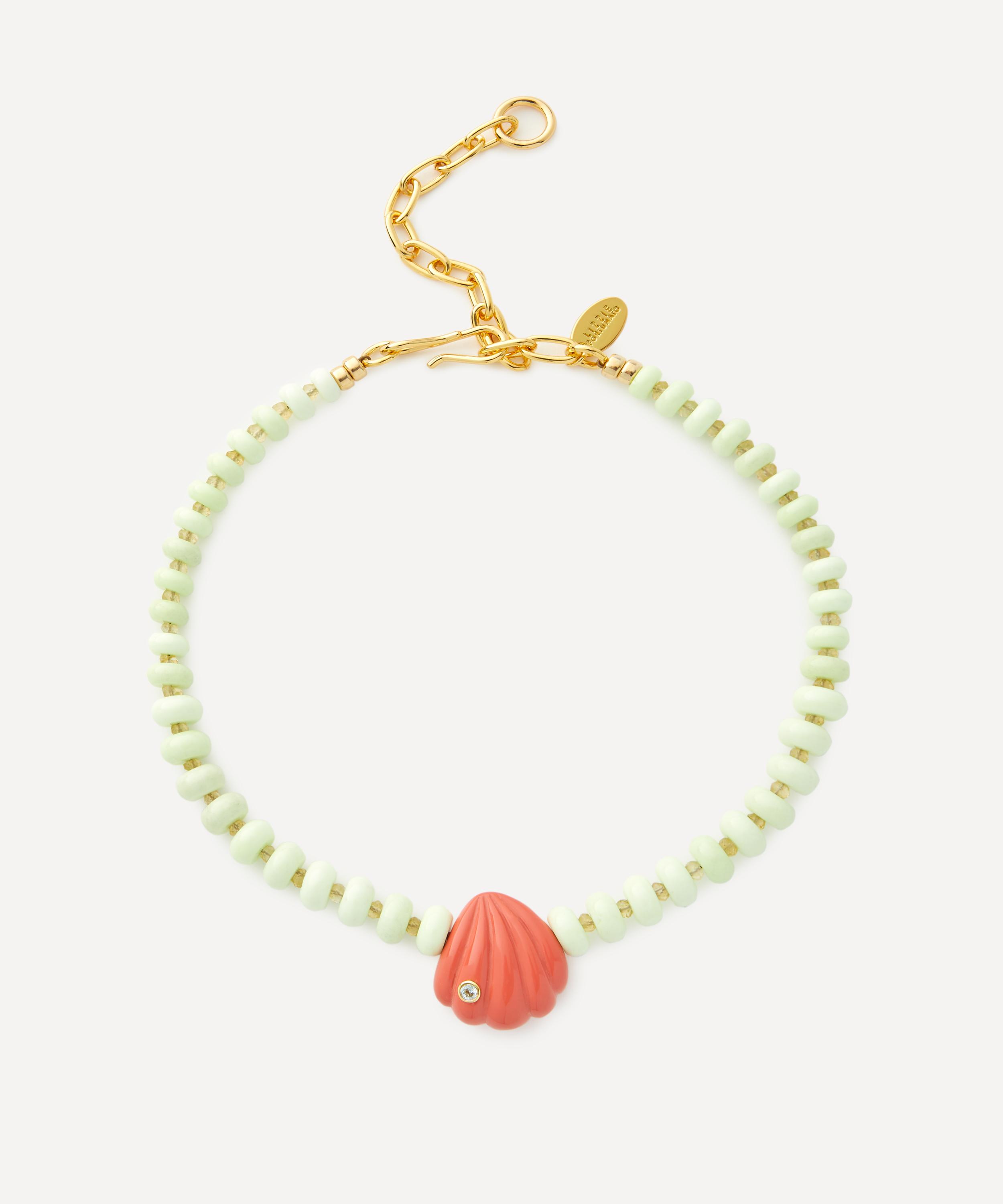 Shop Lizzie Fortunato Gold-plated Sebastian Bead Necklace