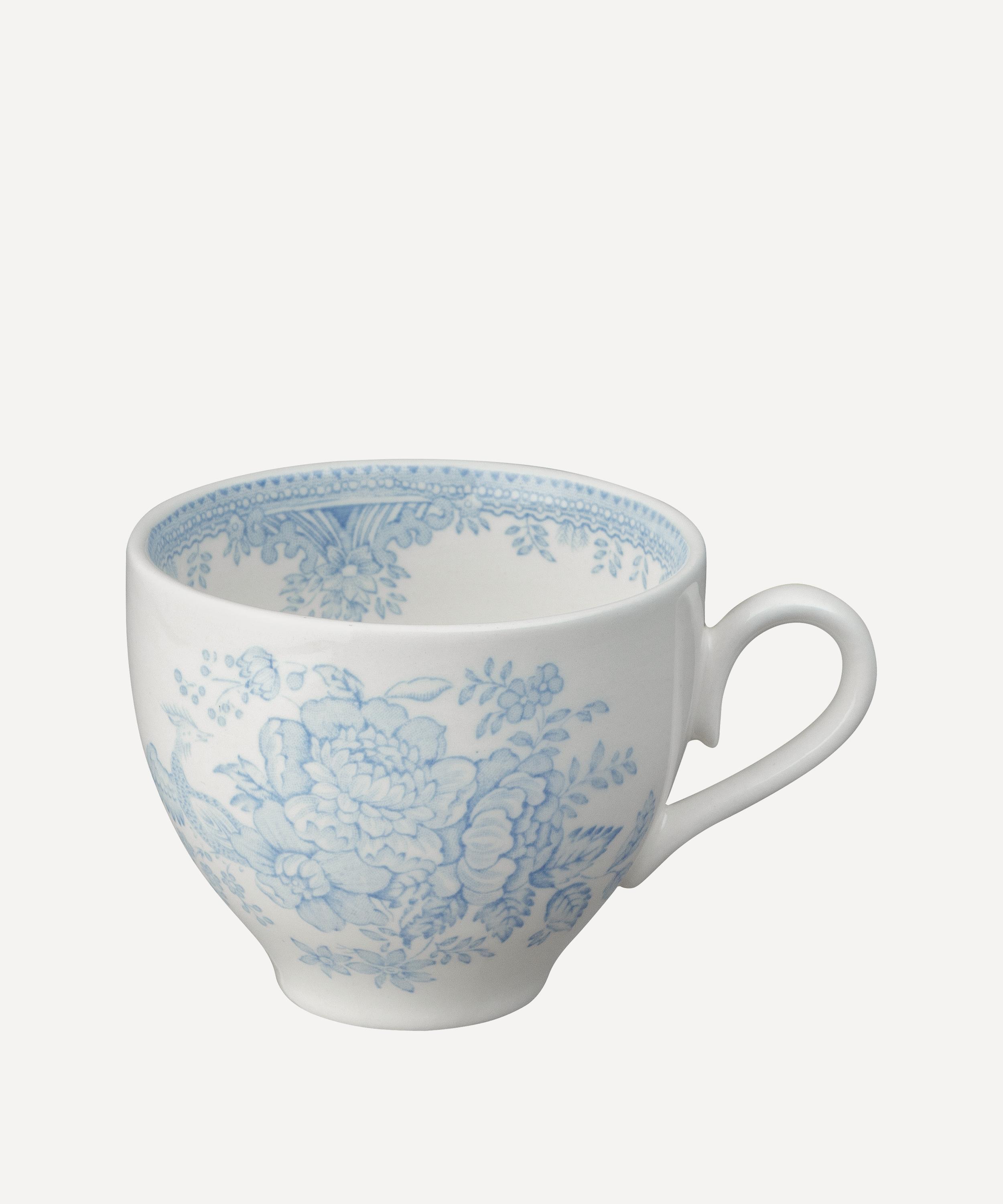 Burleigh Blue Asiatic Pheasants Teacup And Saucer