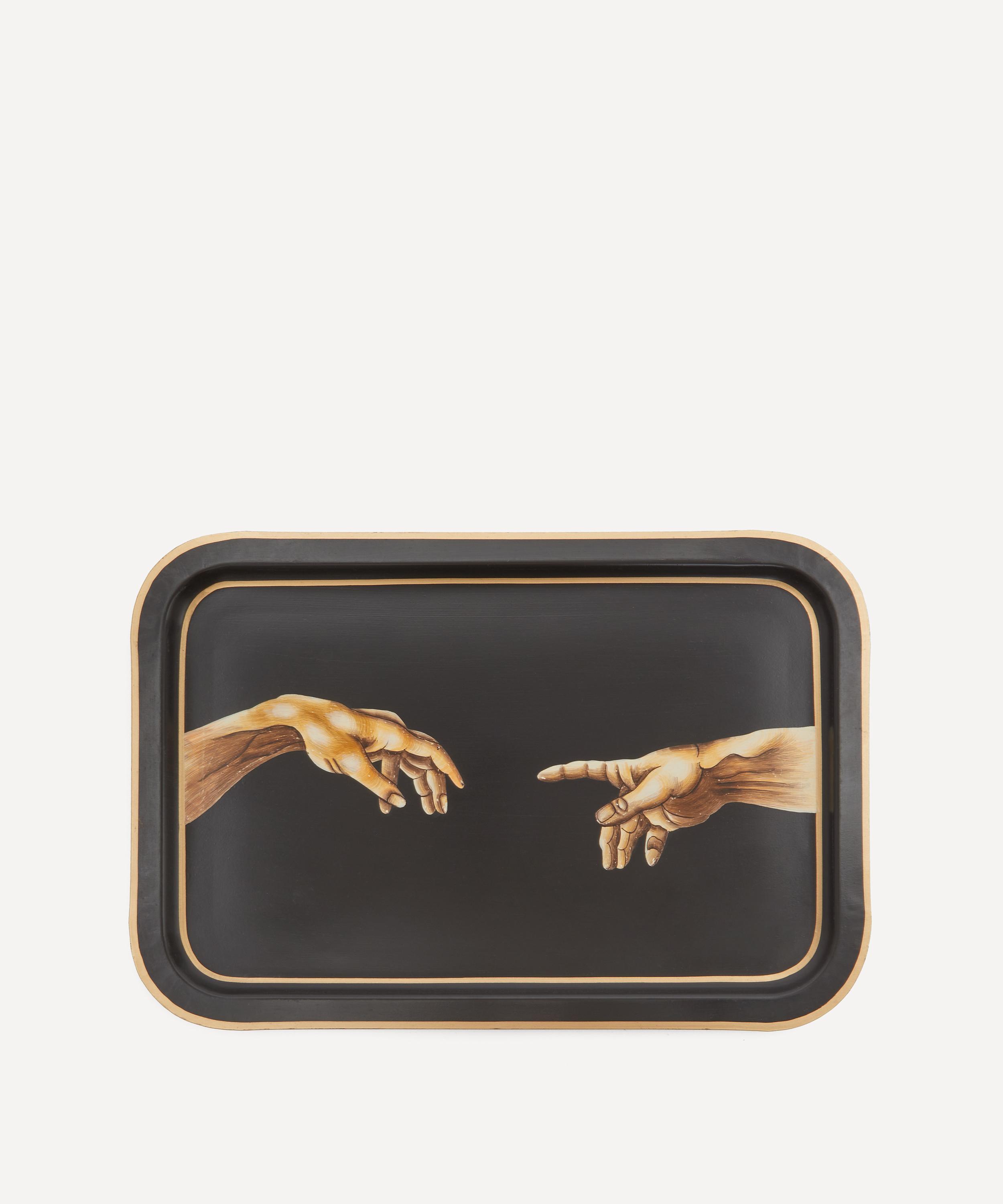 Les Ottomans Flora Hand-painted Iron Tray