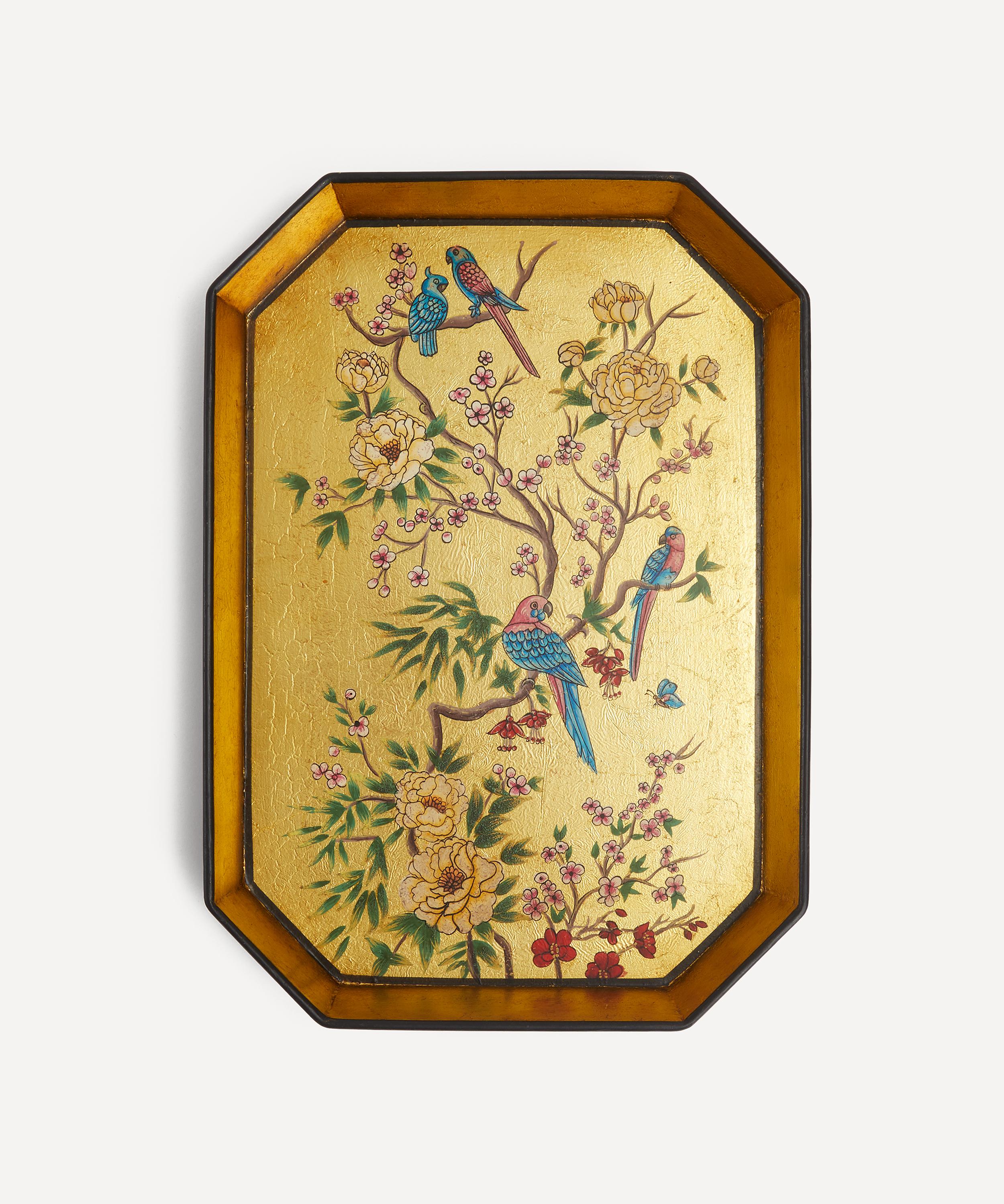 Les Ottomans Flora Hand-painted Iron Tray