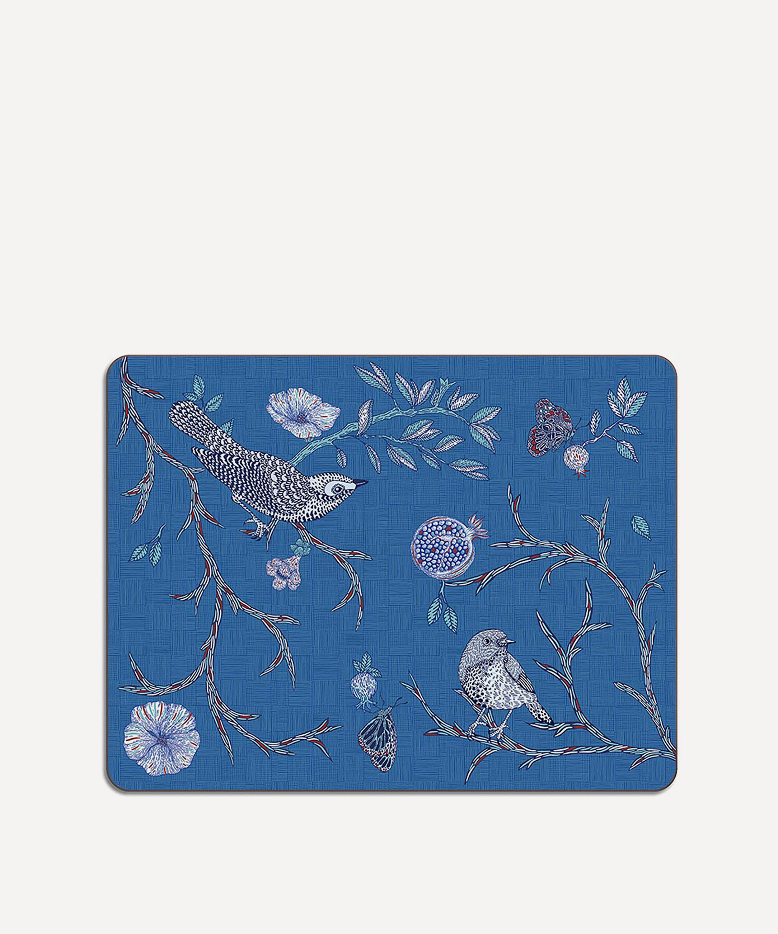 Avenida Home Birds Table Mat In Indigo