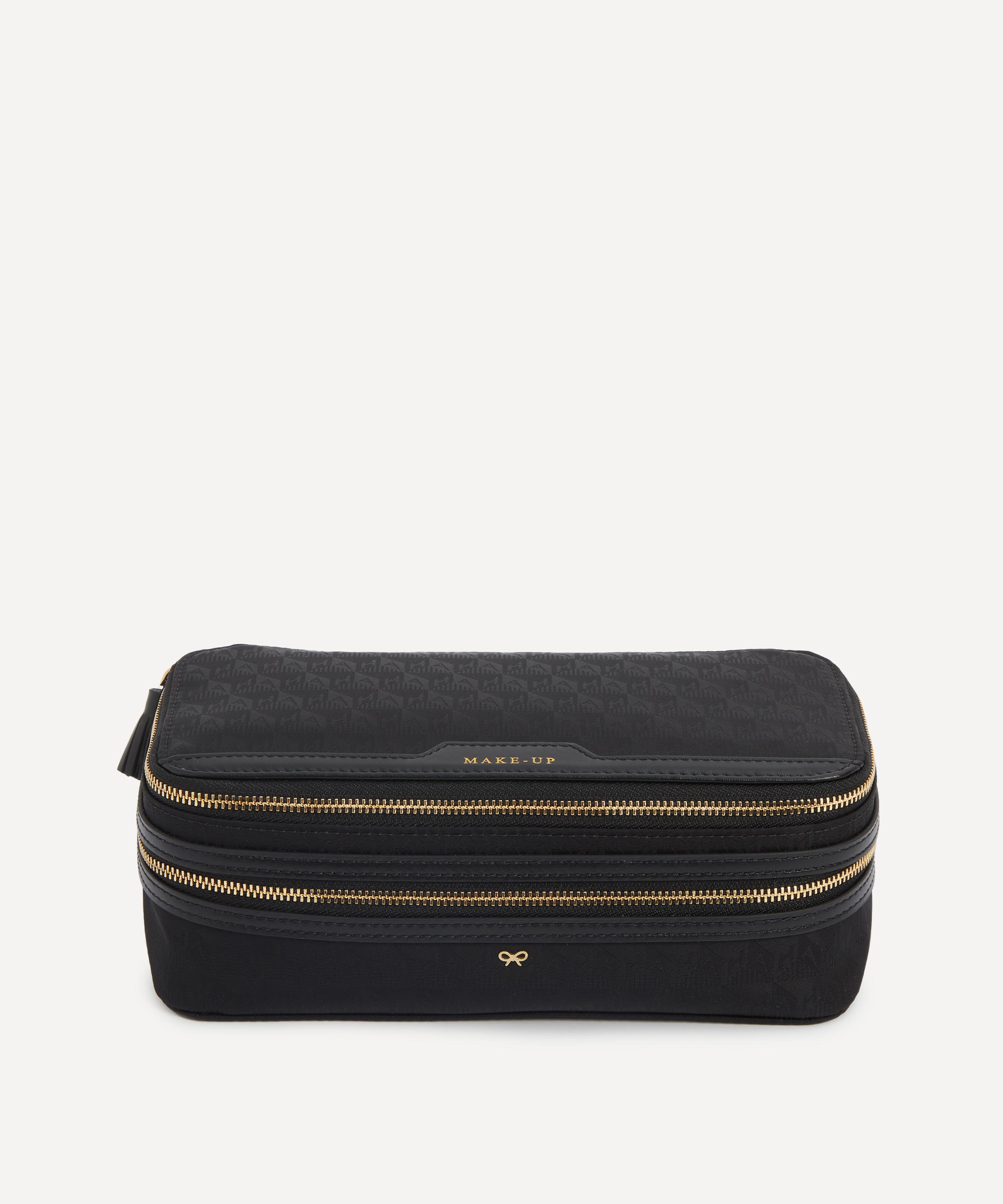 Anya Hindmarch Women's Logo Black Make-up Pouch