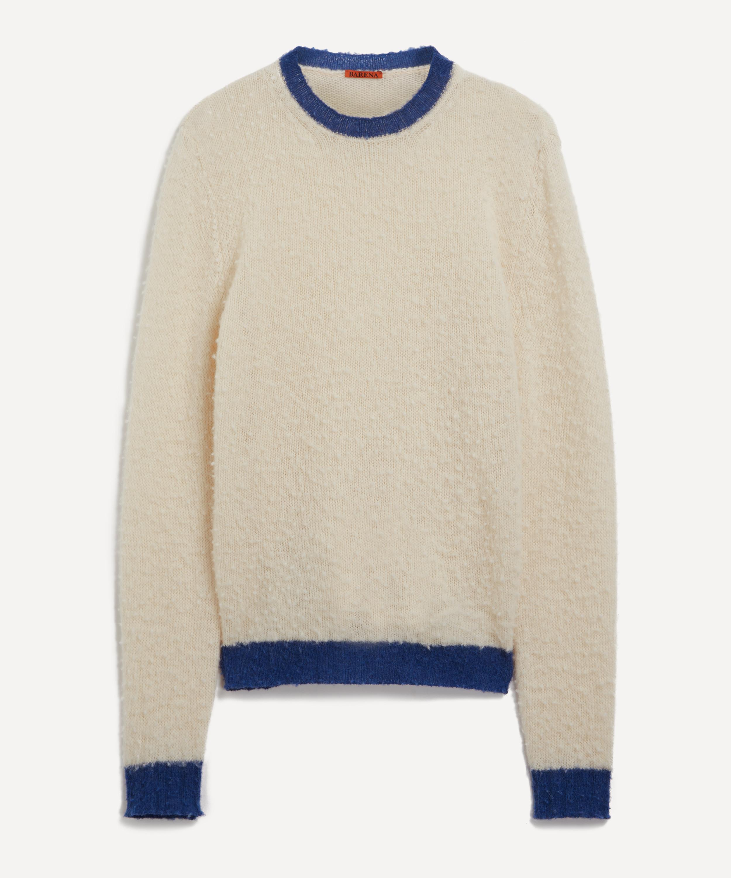 BARENA VENEZIA BARENA MENS ATO TWO-TONE WOOL JUMPER 