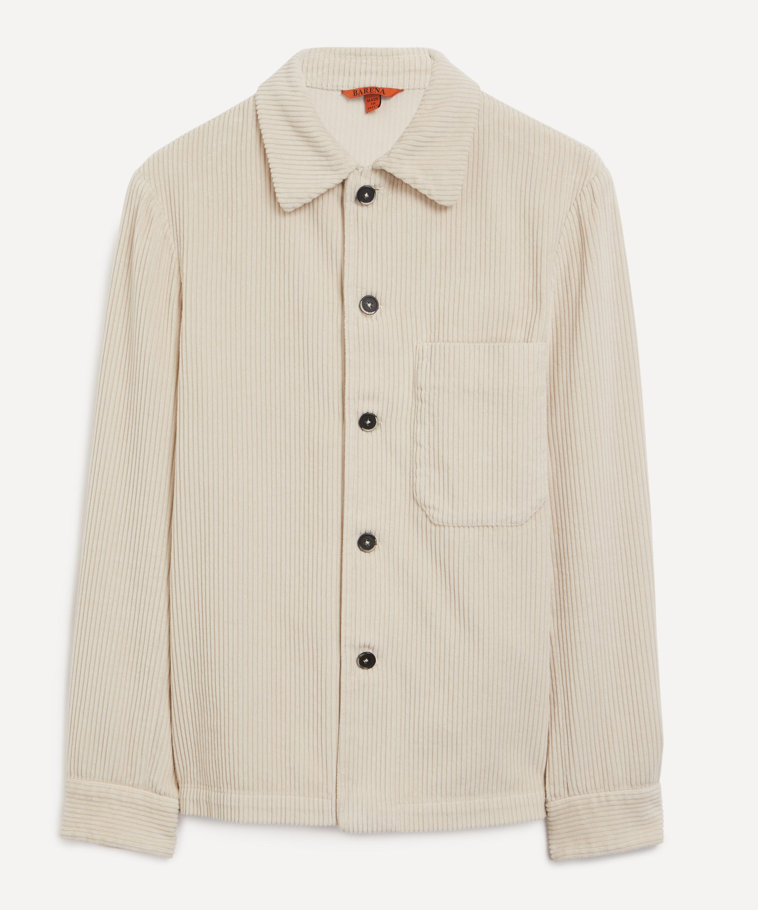 BARENA VENEZIA BARENA MENS CEDRONE CRISTAL CORDUROY OVERSHIRT 
