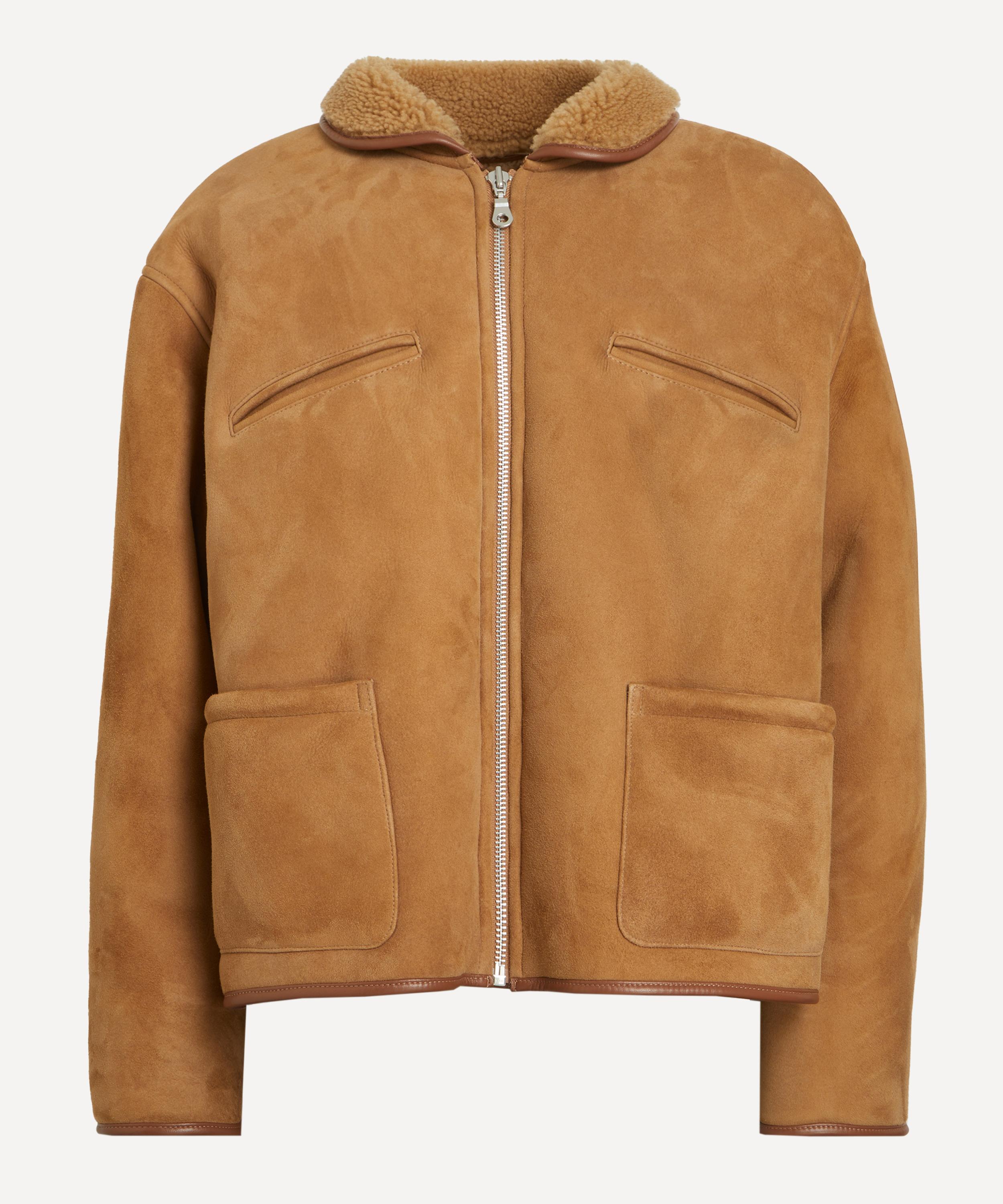 CAWLEY CAWLEY MENS CURLY SUEDE JACKET 