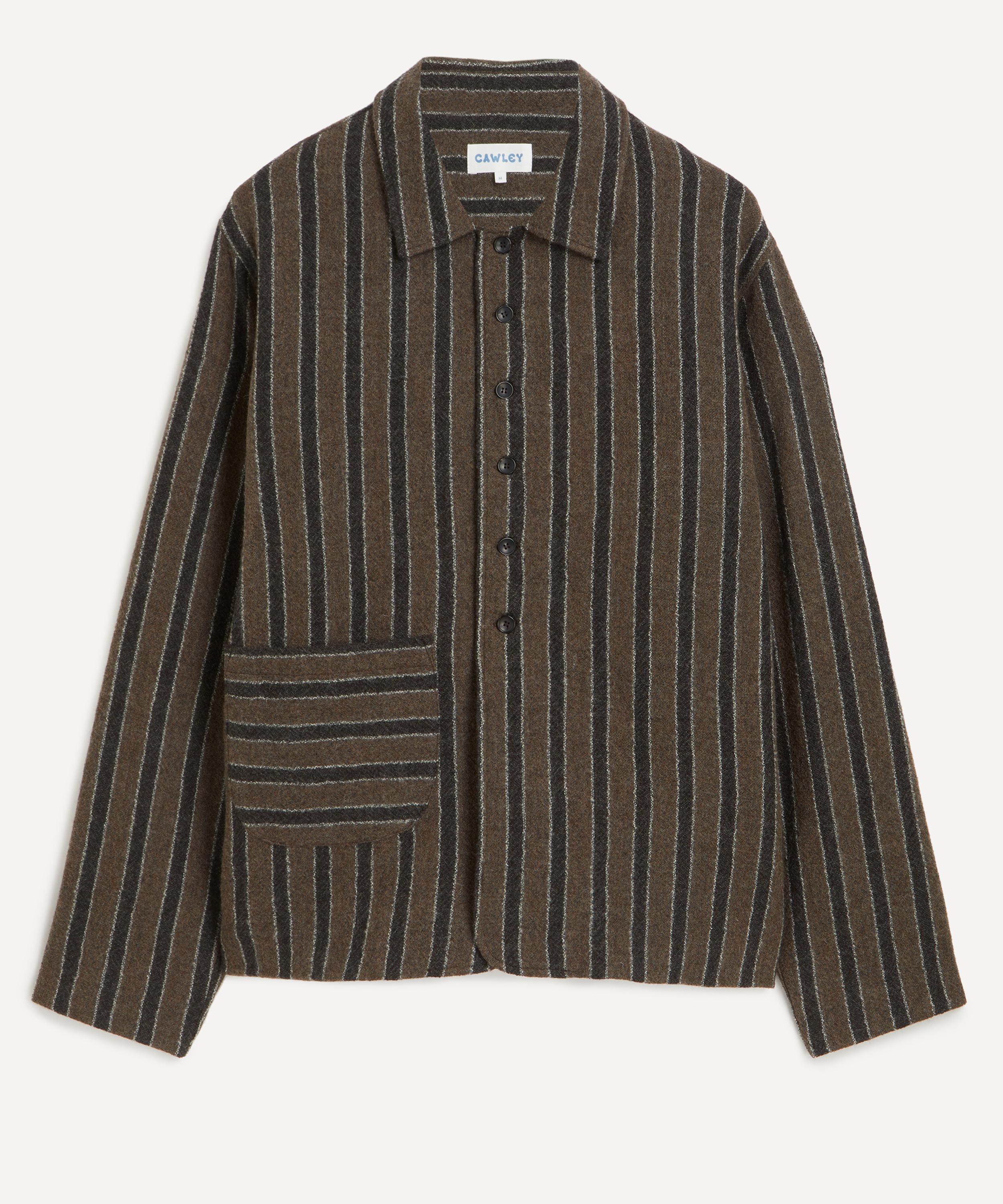 CAWLEY CAWLEY MENS JAPANESE BOUCLE WOOL SANDY JACKET 