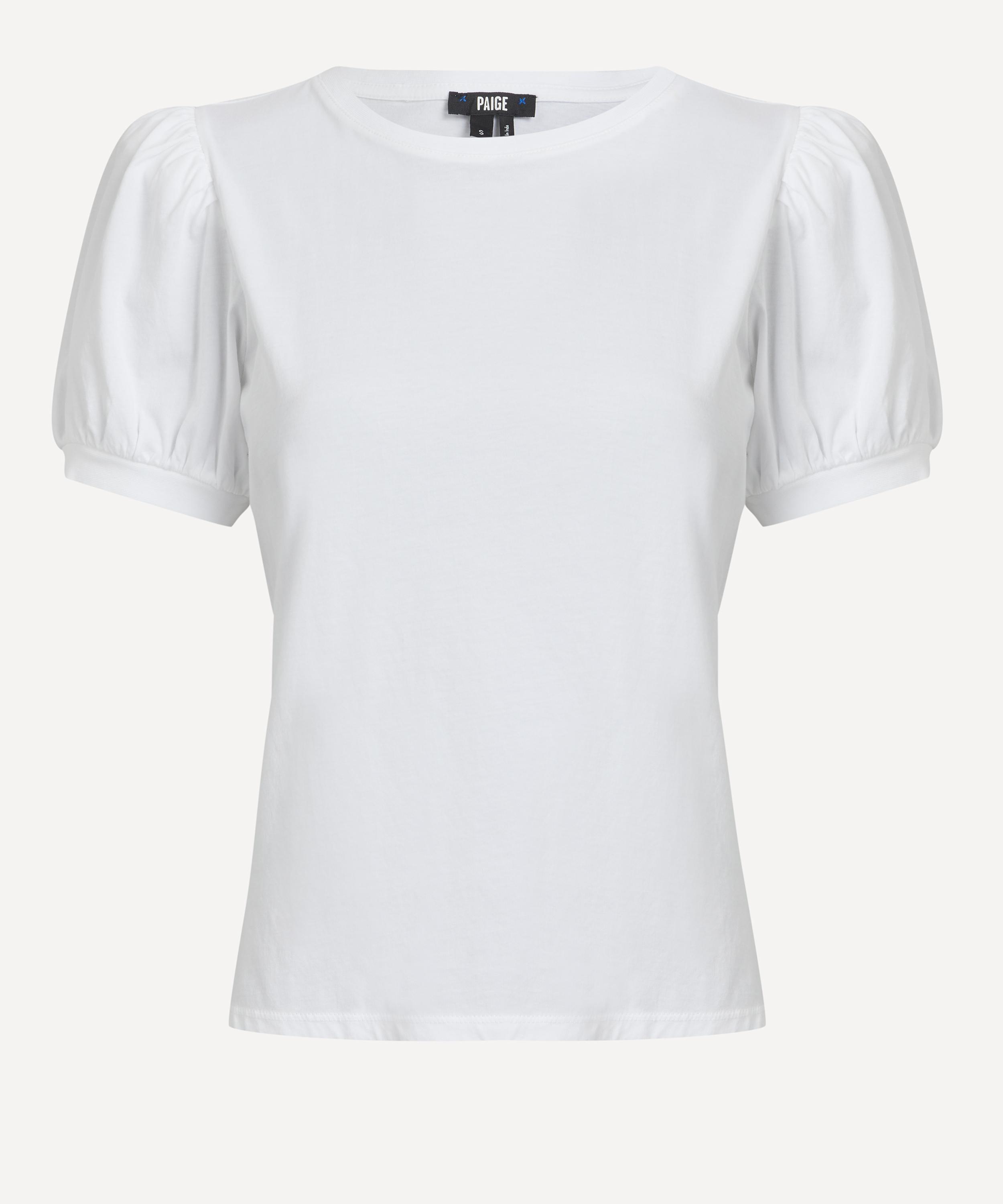 PAIGE PAIGE WOMEN'S MATCHA PUFF SLEEVE TEE 