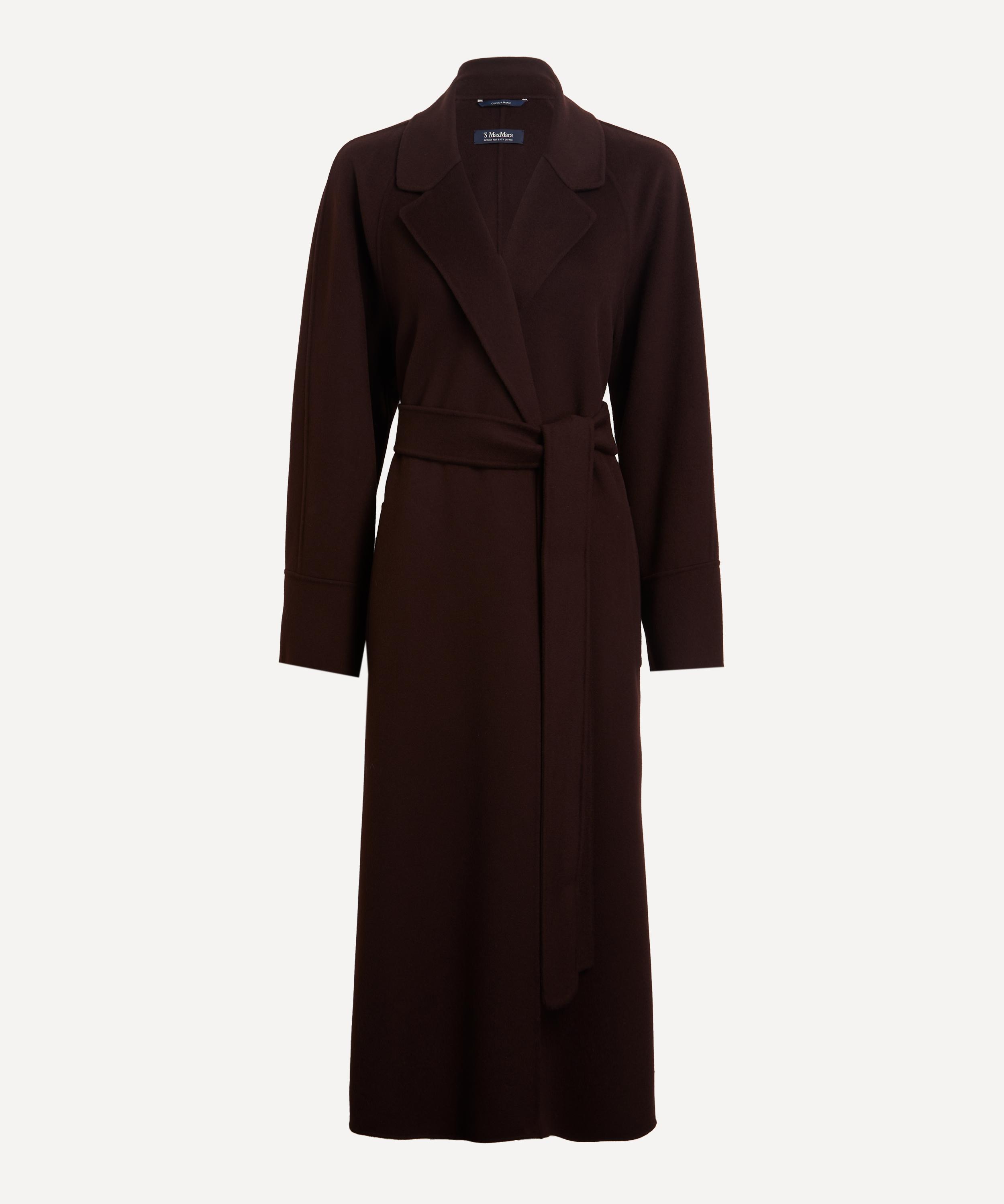 'S MAX MARA S MAX MARA WOMEN'S AGATA DOUBLE-FACED MIDI WOOL COAT 