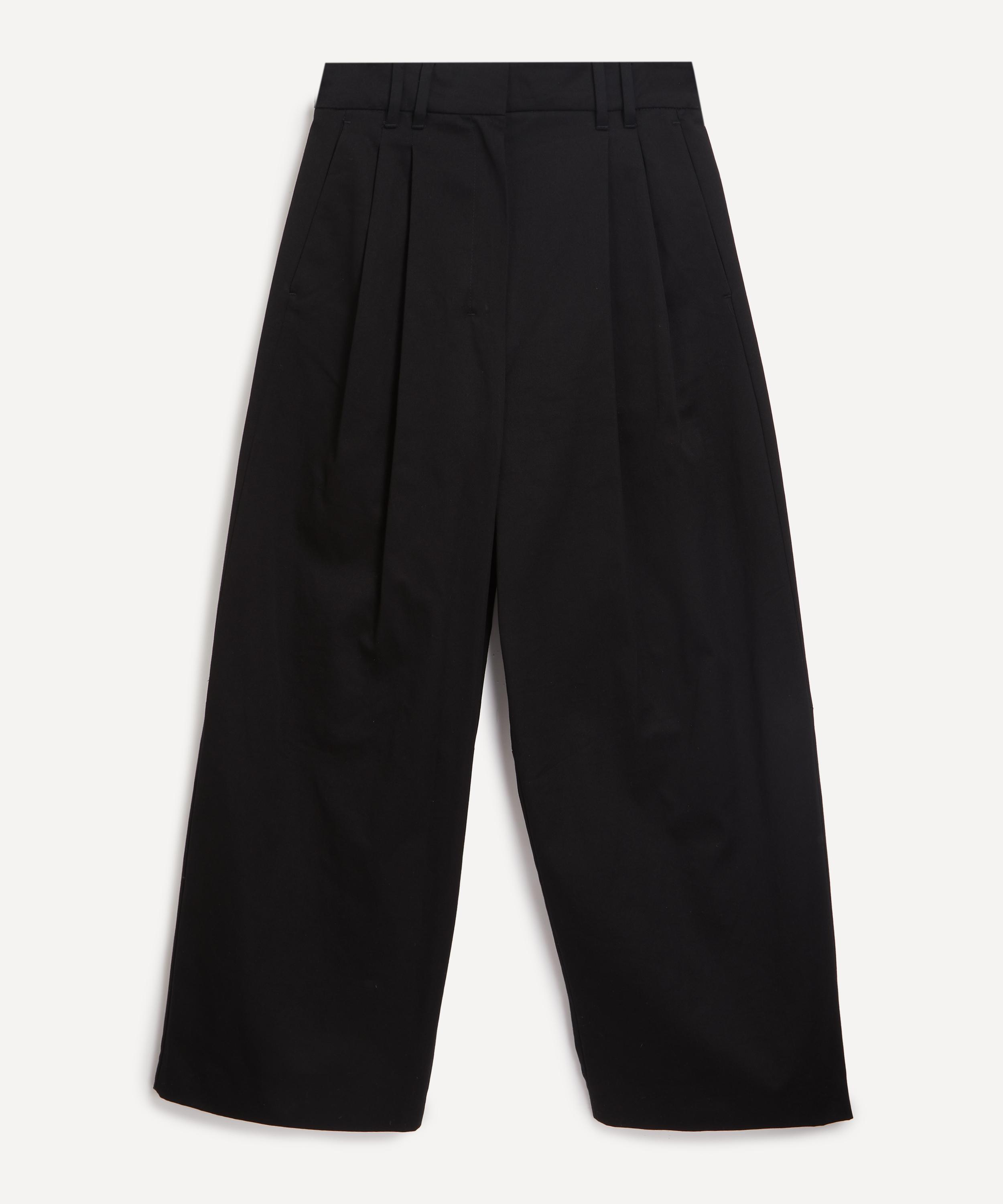 'S MAX MARA S MAX MARA WOMEN'S DINA GABARDINE WIDE-FIT TROUSERS 