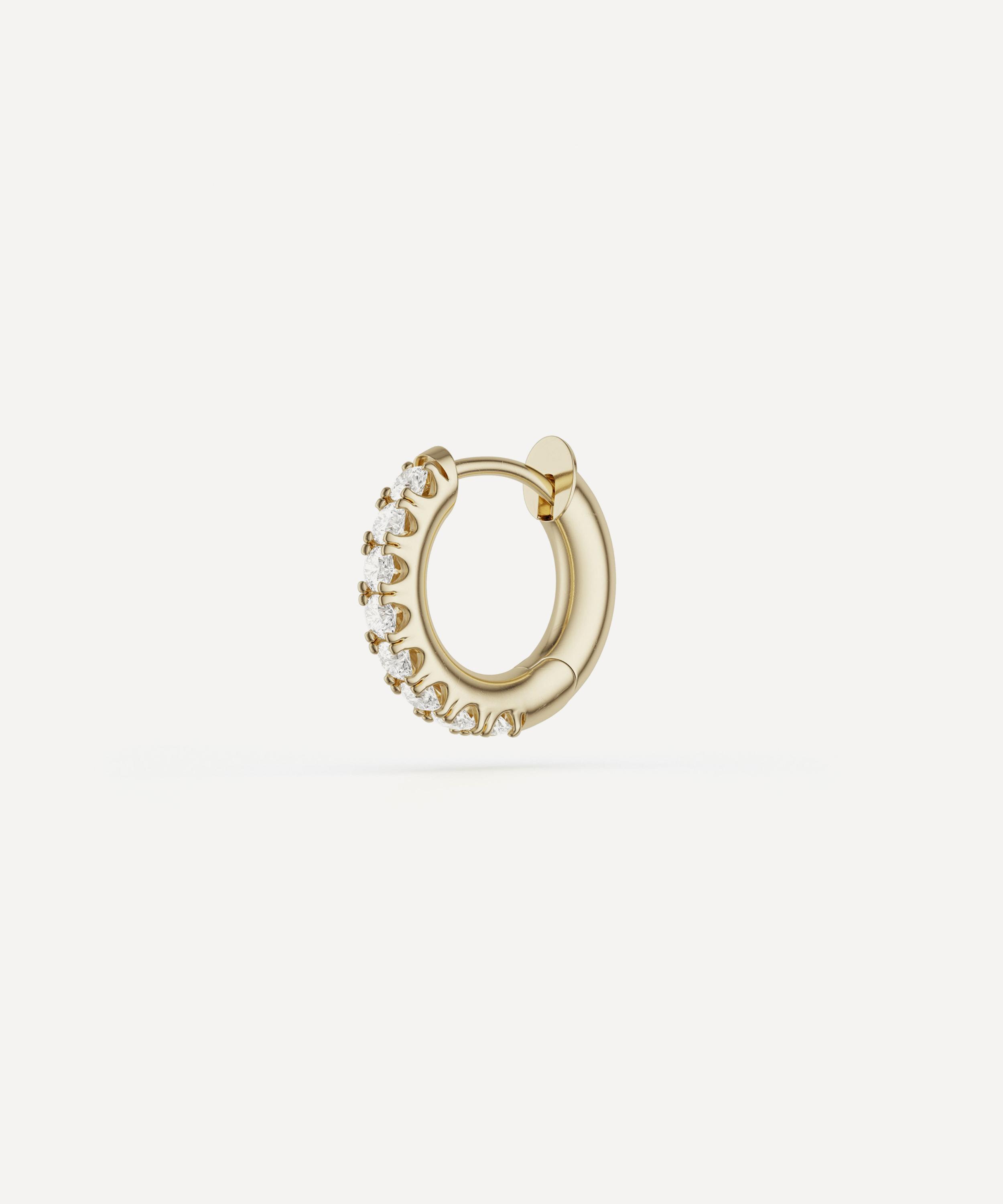 Spinelli Kilcollin 18ct Gold Mini Micro Hoop Earring Luxury Gift