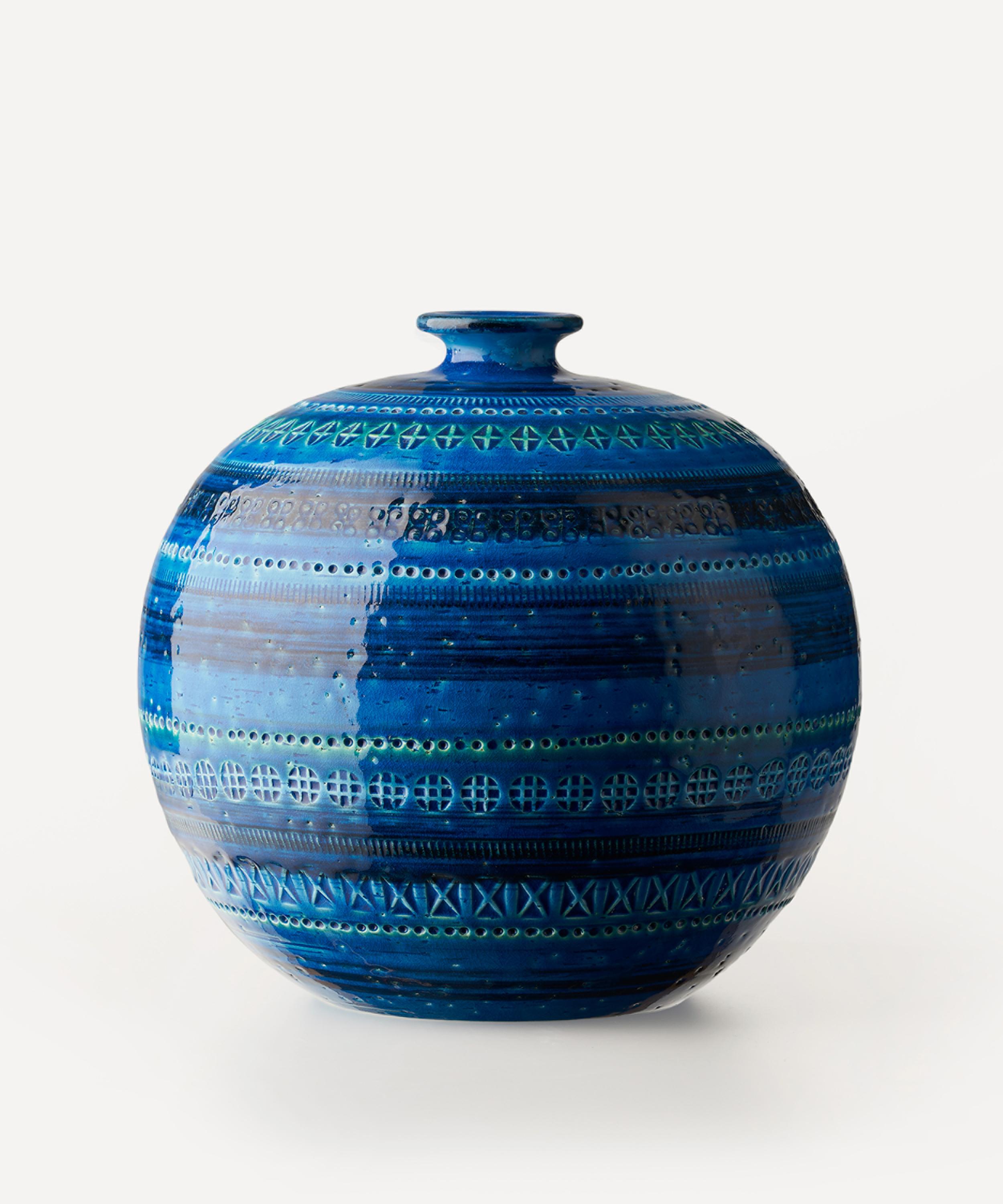 BITOSSI BITOSSI RIMINI BLU ROUNDED VASE 
