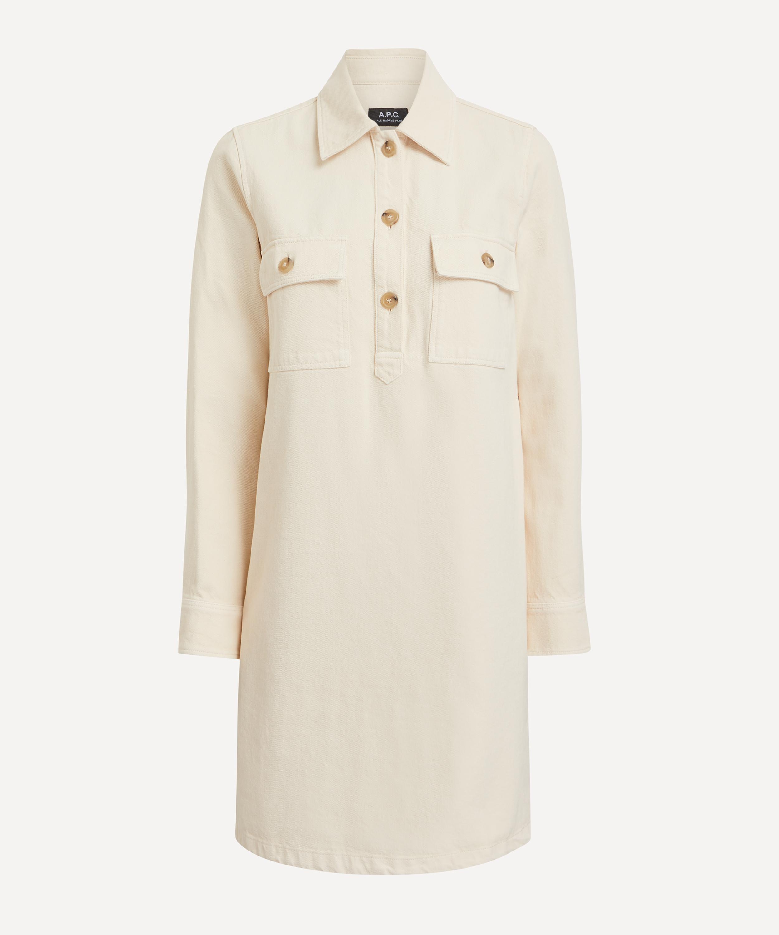 A. P.C. Women's Mia Dress Cream 12