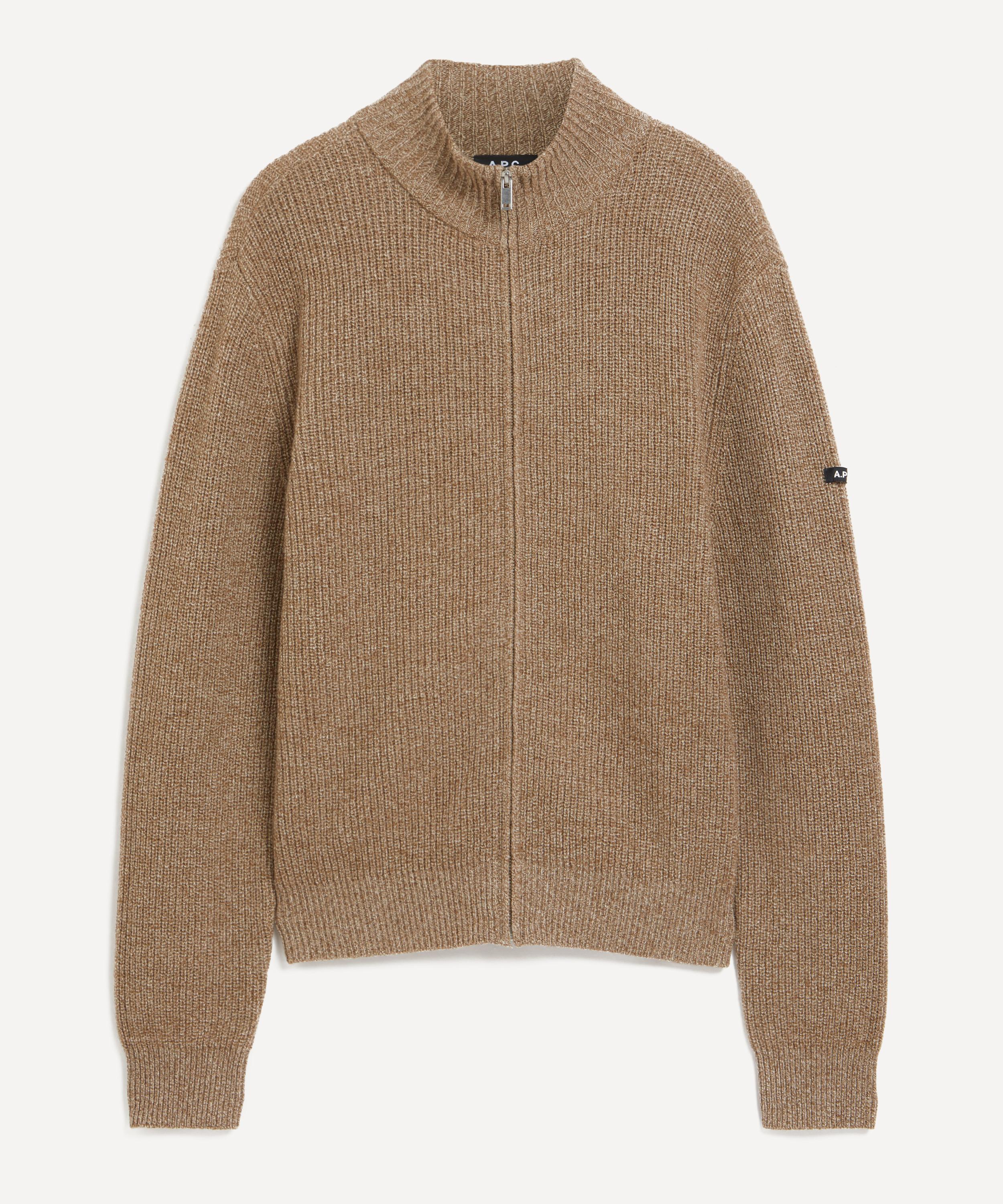 Apc A.p.c. Mens Heath Zipped Sweater