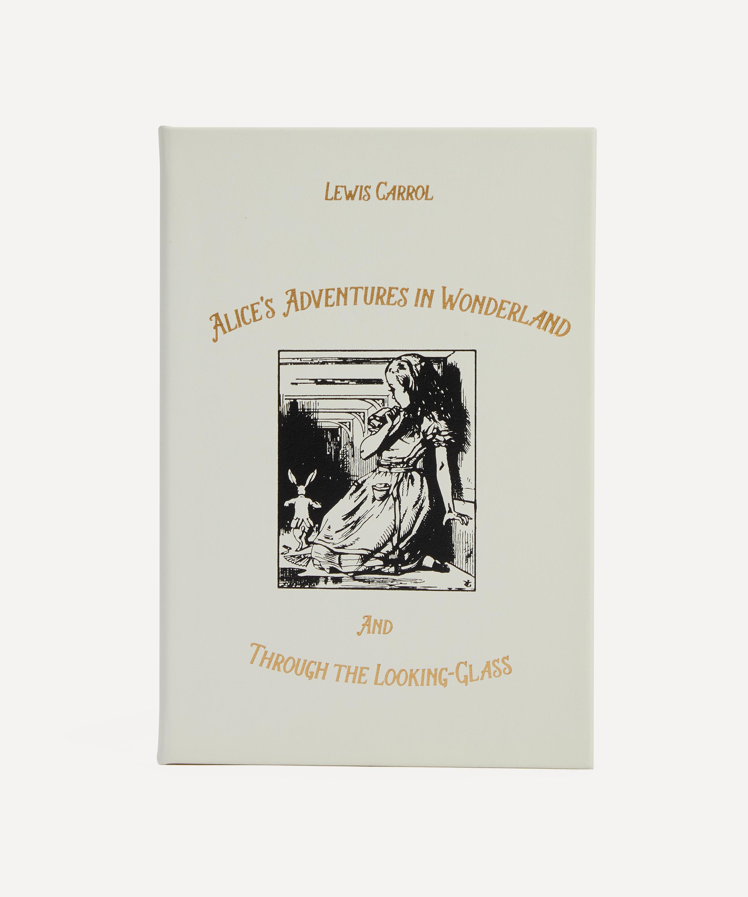 Graphic Image Alice In Wonderland Leather Bound Book