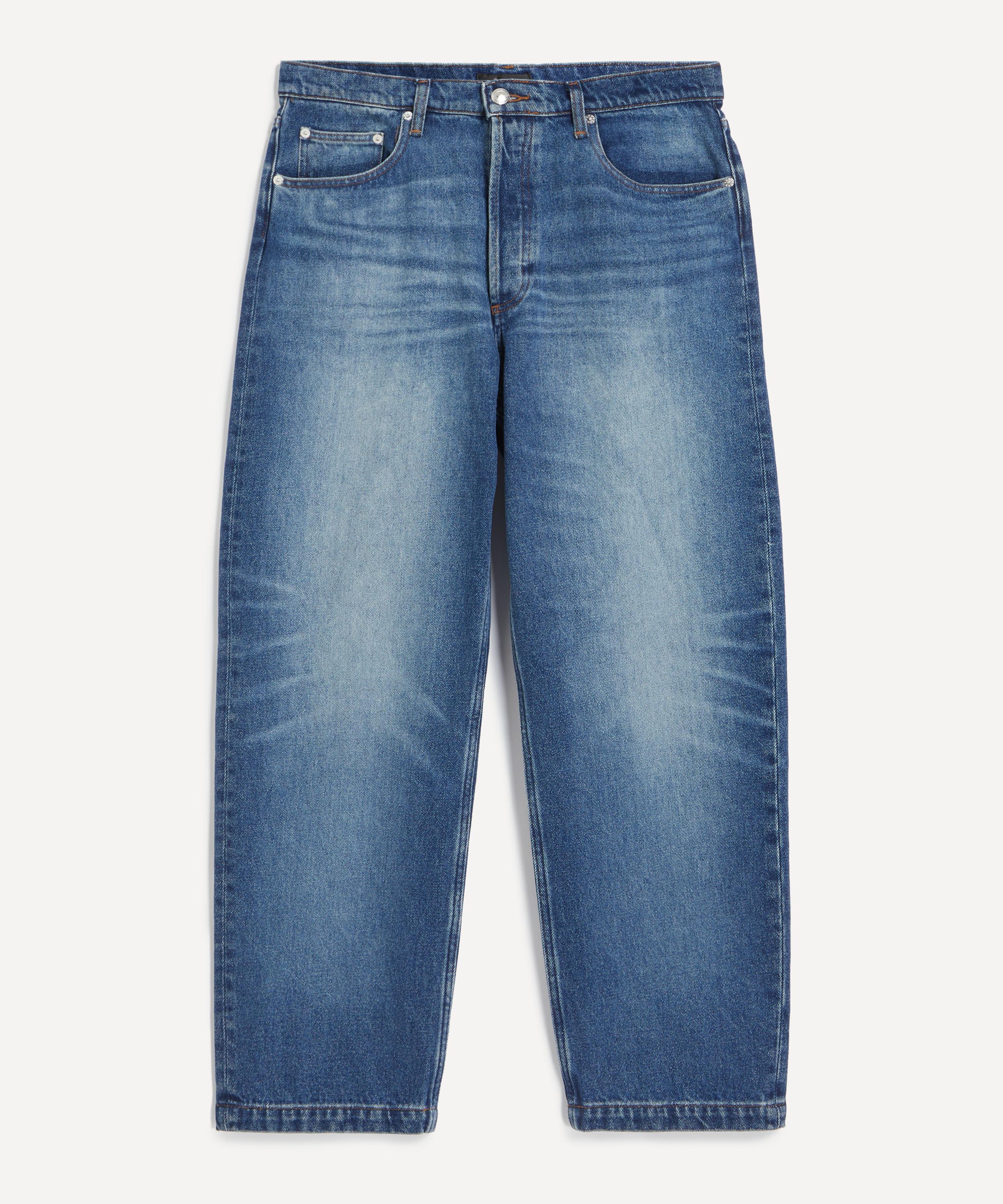 Apc A.p.c. Mens Achille Straight-leg Stonewashed Jeans In Blue