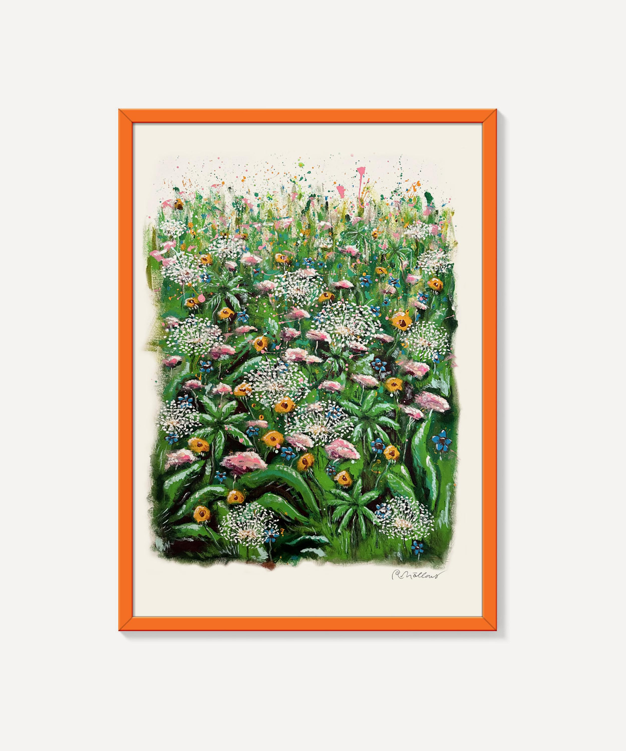 Pstr Studio Dandelion Firework Robert M'llard Framed Print
